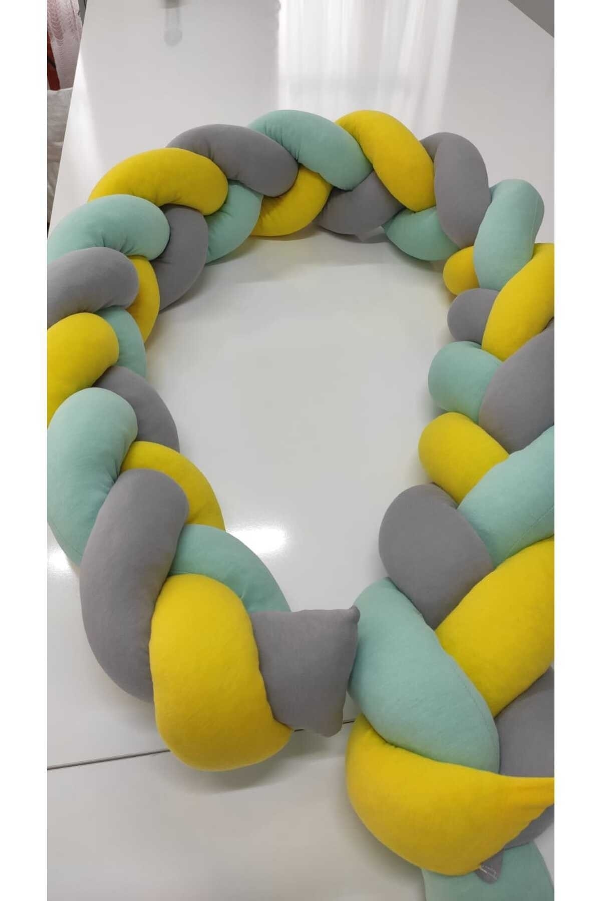 Beşik Korumalık 420 cm 3 Lü Örgü 2