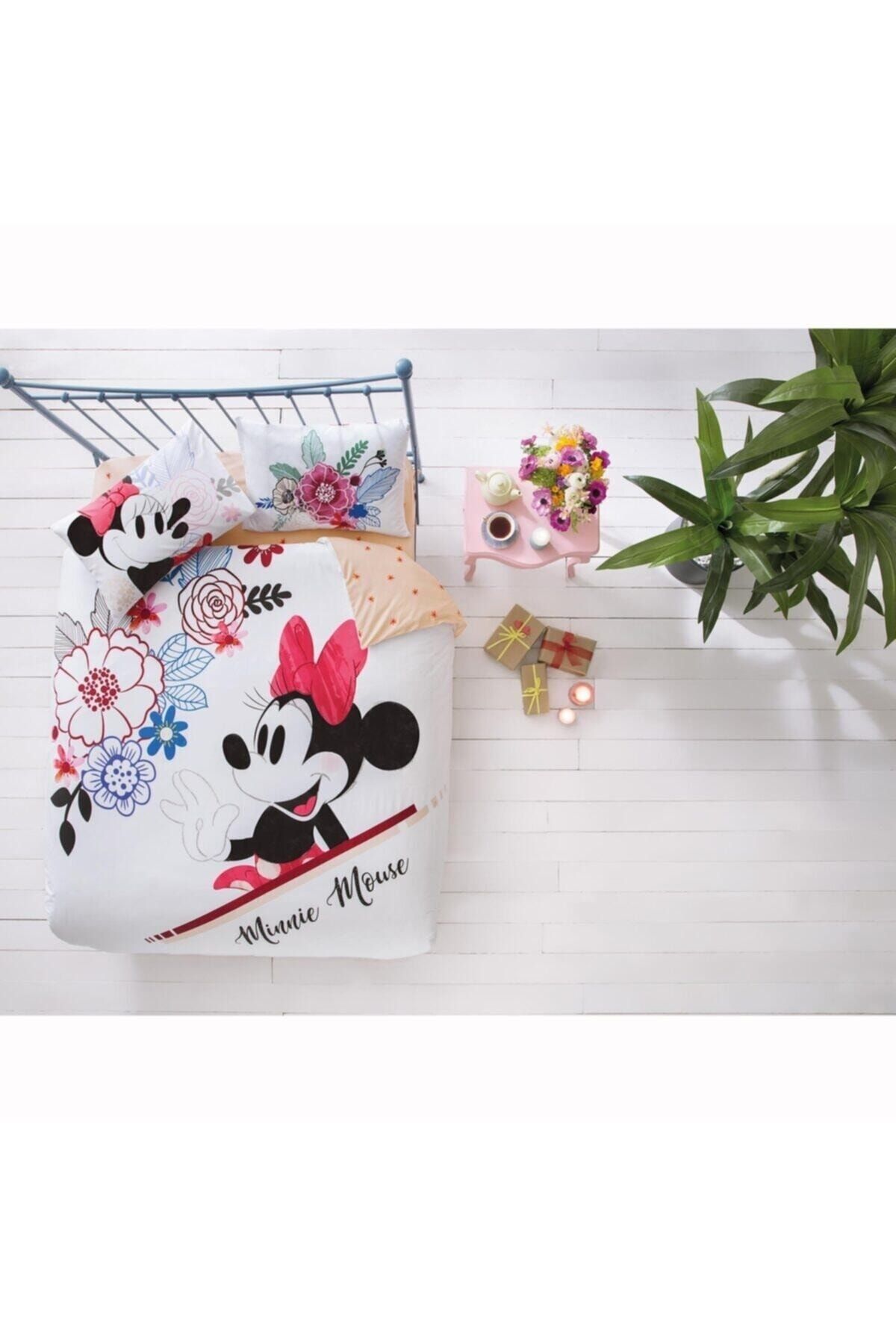 Ta Licensed Double Disney Minnie Mickey Watercolor Trendyol