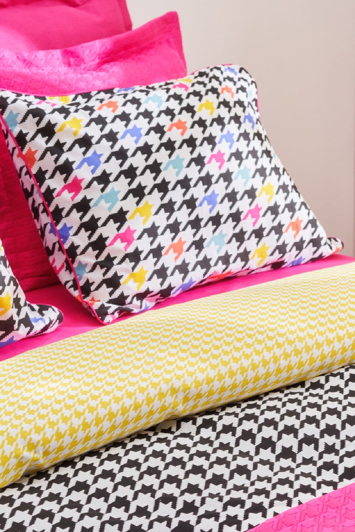Karaca Home-Reyna Single Duet Set Fuchsia 4