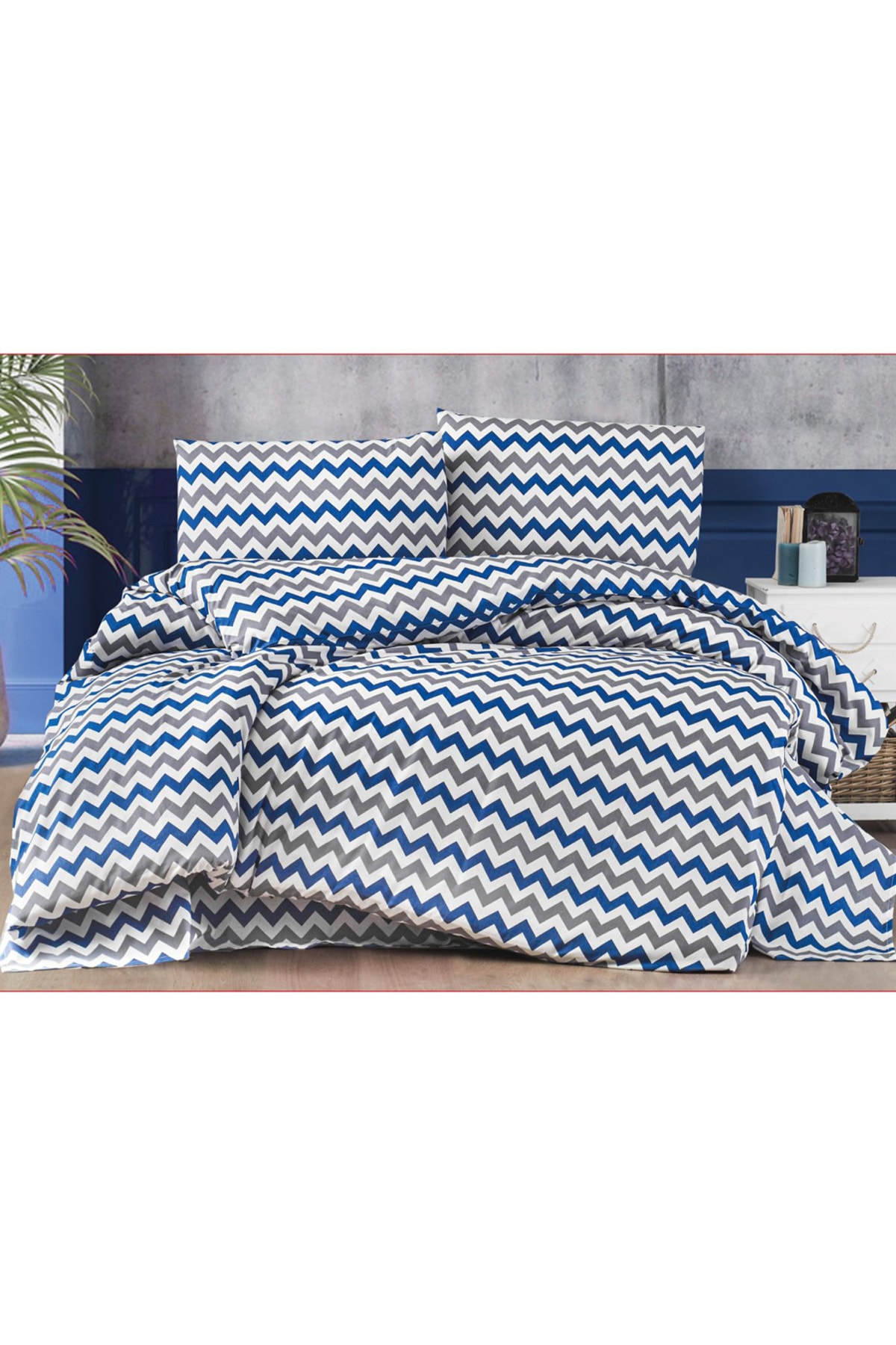 lilac lilac ranforce double quilt cover set (de