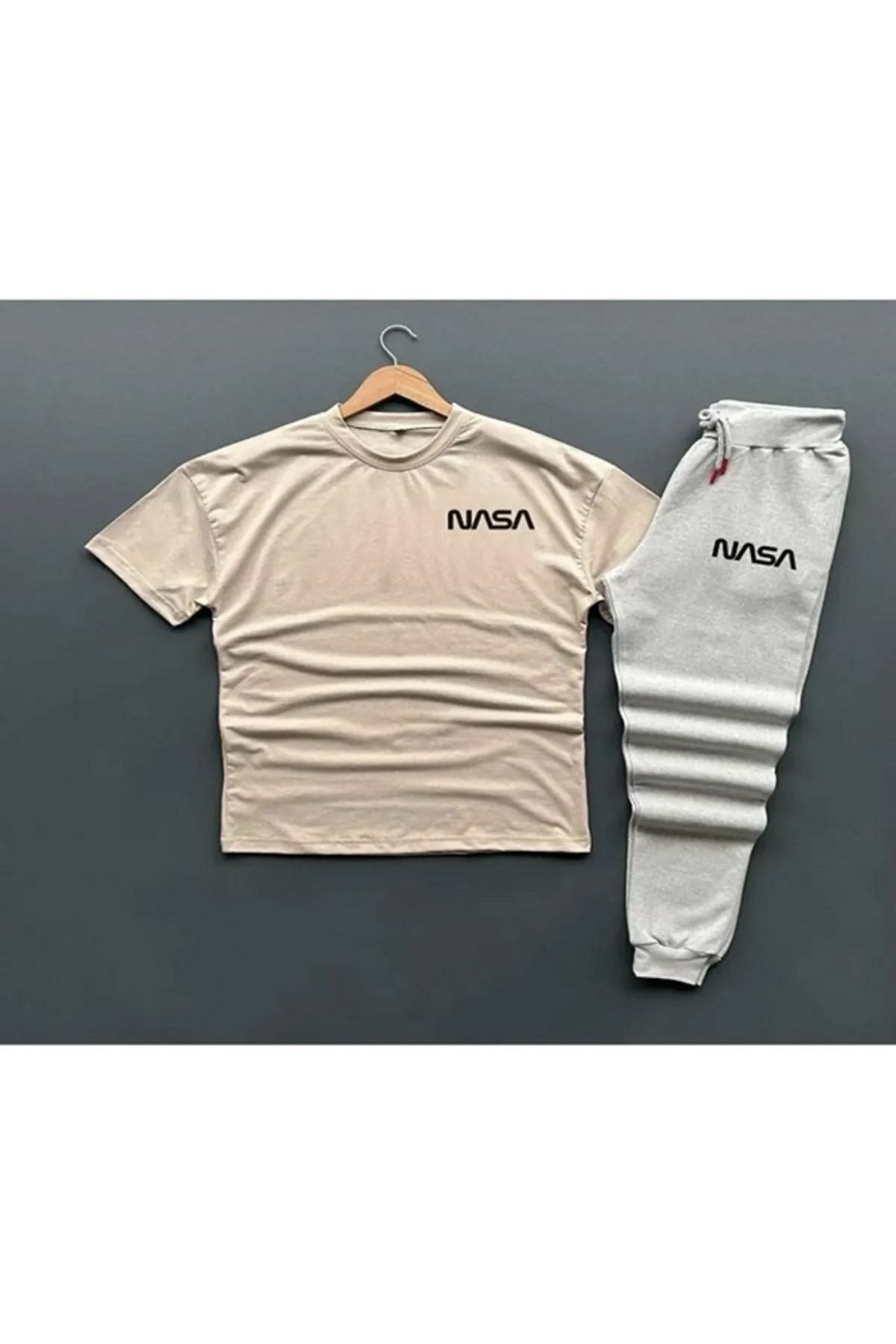 EXPECTED PRINTED TRACKSUIT T SHIRT SET OF 2 Unisex Trendyol