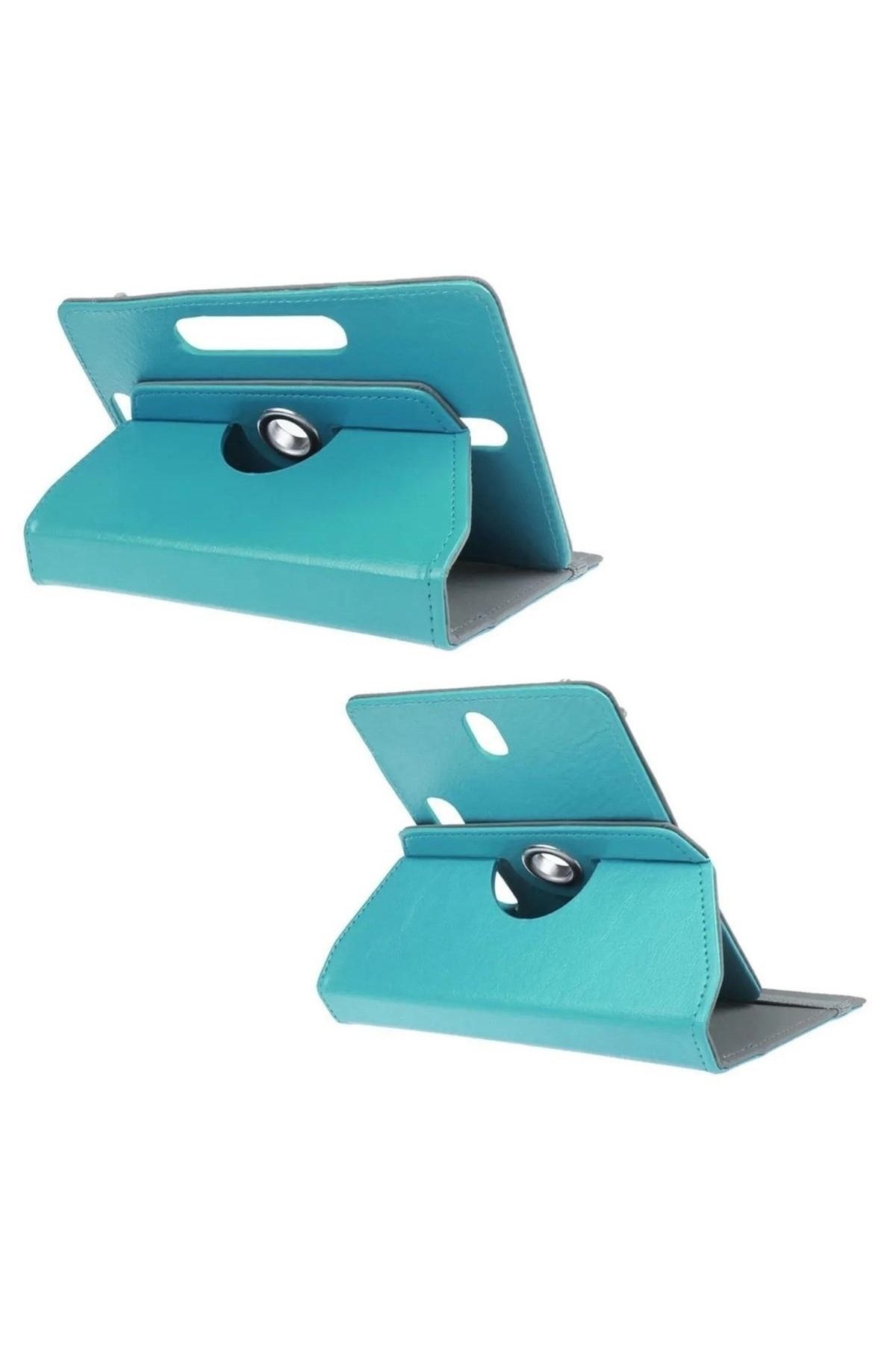DUHALINE-Samsung Galaxy Tab SM-T510 10.1'' Compatible Universal Tablet Case with Rotating Stand + Touch Pen 3