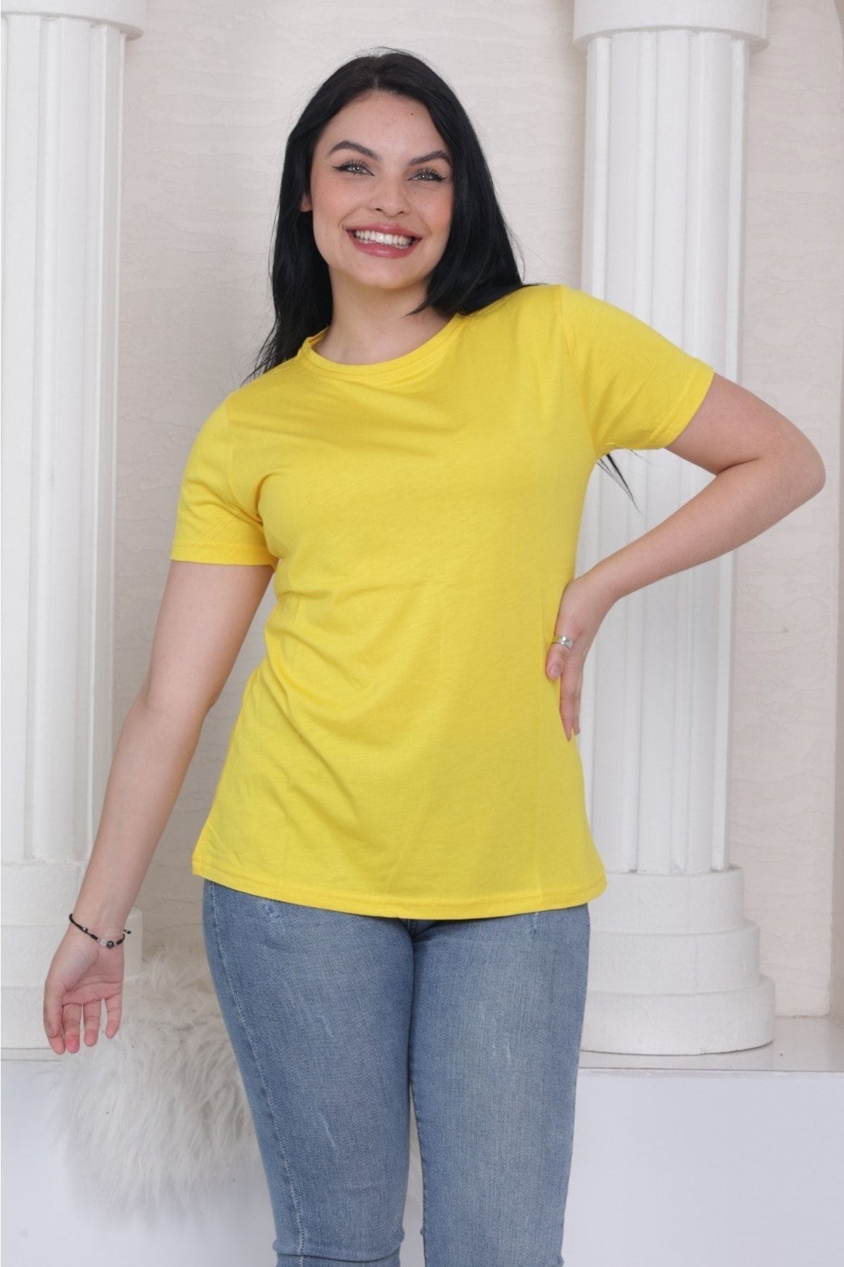 Plain yellow shirt 2025 womens
