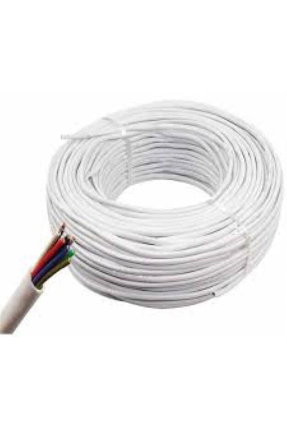 OKÇUKARDEŞLERYAPIMARKET Dt8 Diafon Alarm Kablosu 100 Metre