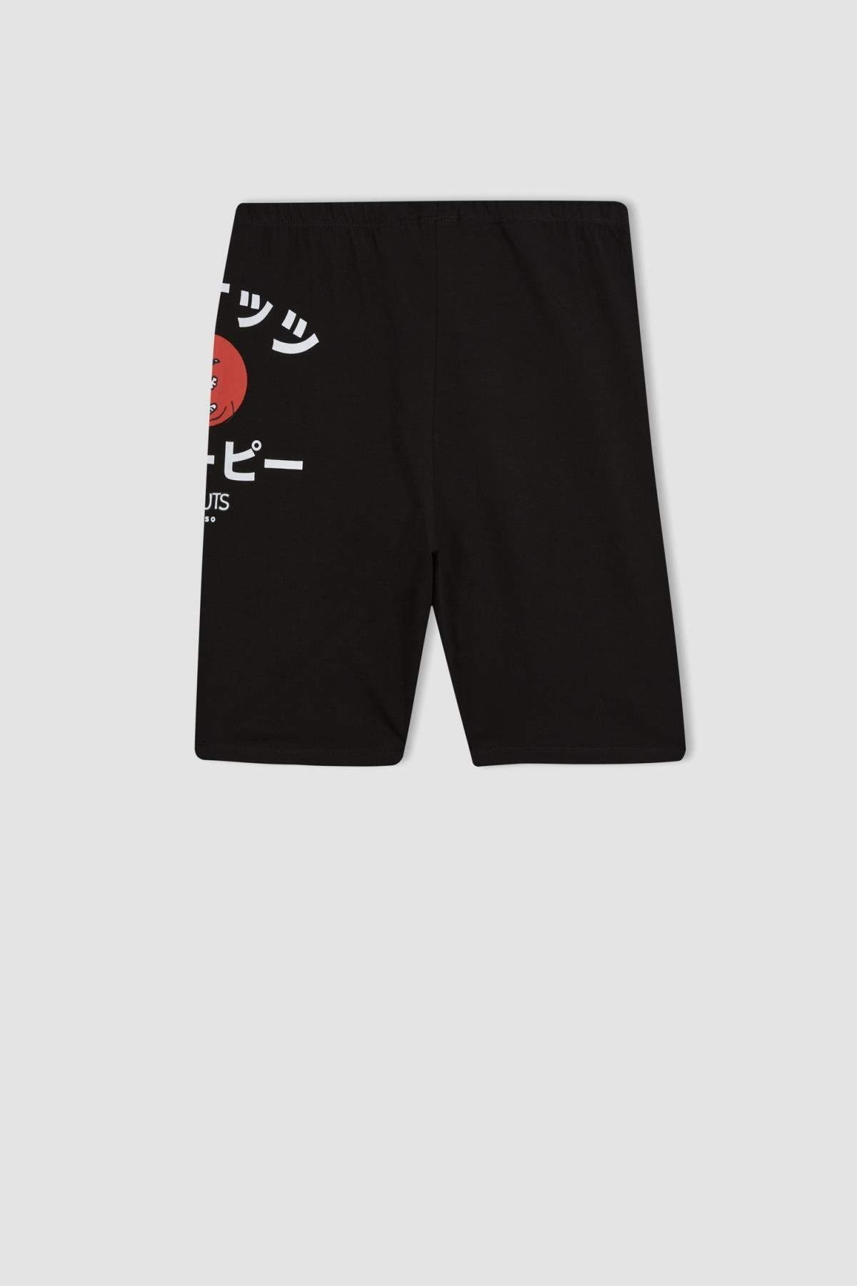 DeFacto-Boy's Snoopy Short Sleeve Pajama Set with Shorts A8608a823sm 7