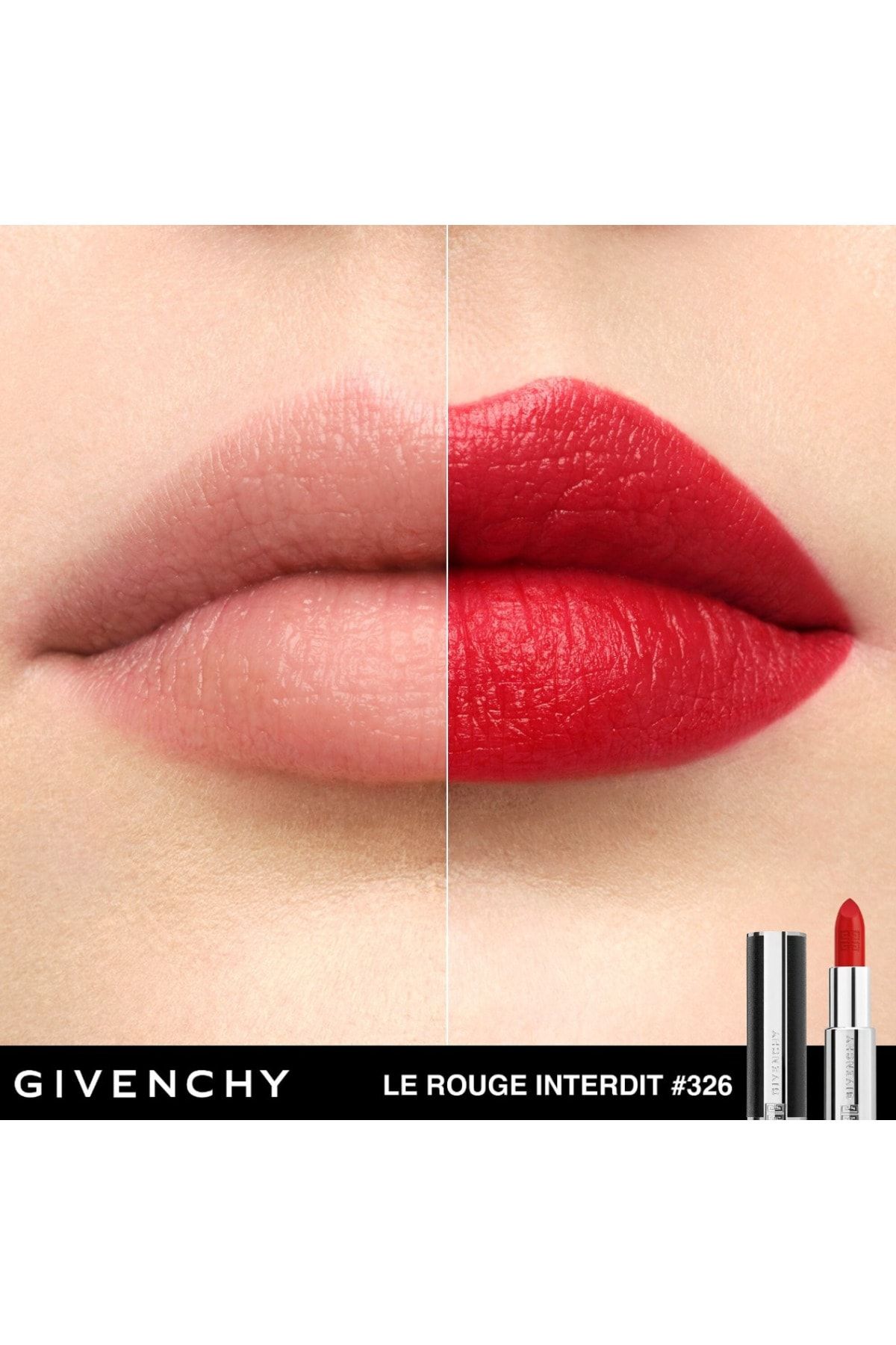 Givenchy رژ گرد لب مات اینتنس سیلک روژ اوداسیو