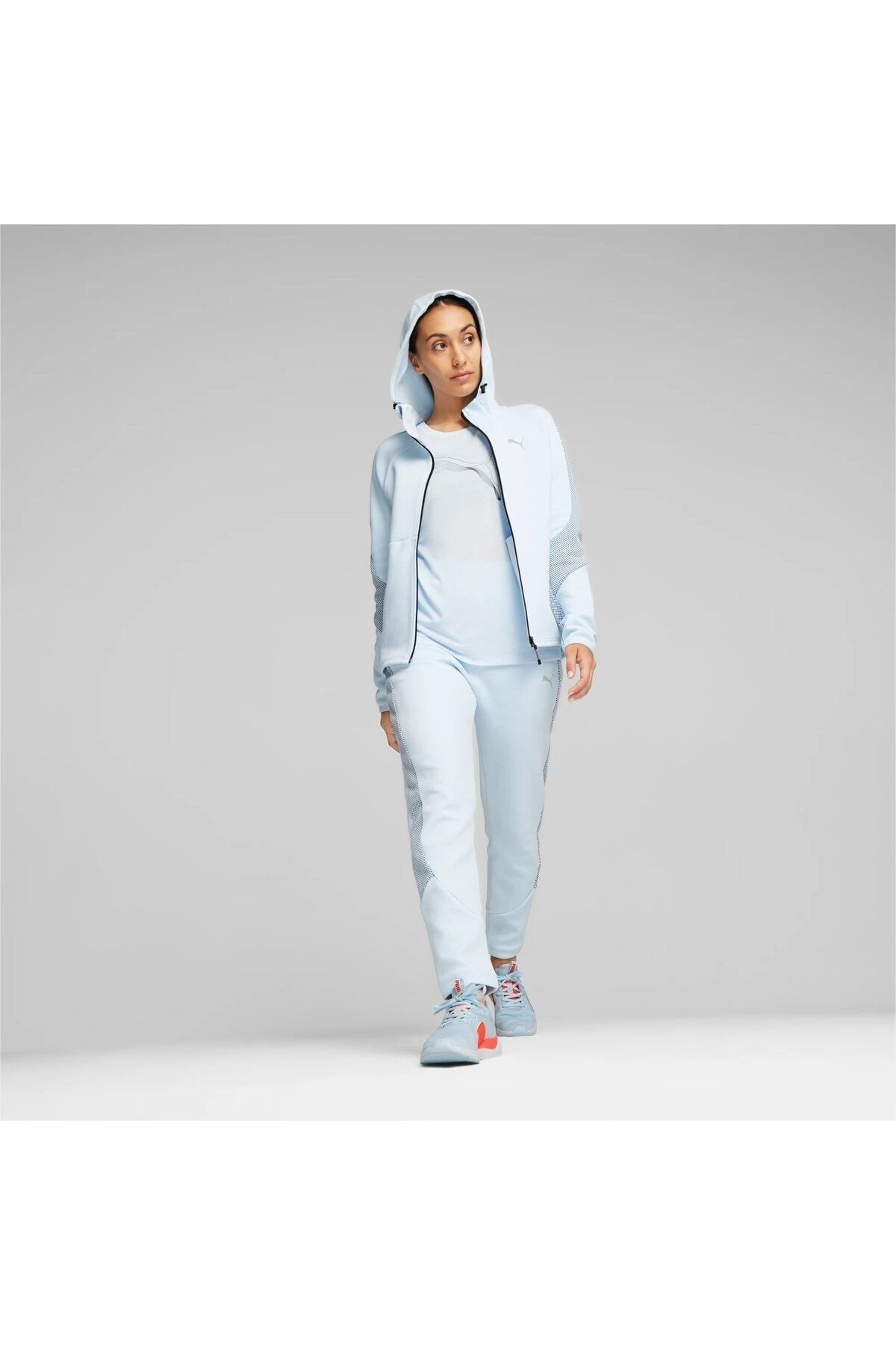 Blue puma tracksuit womens sales