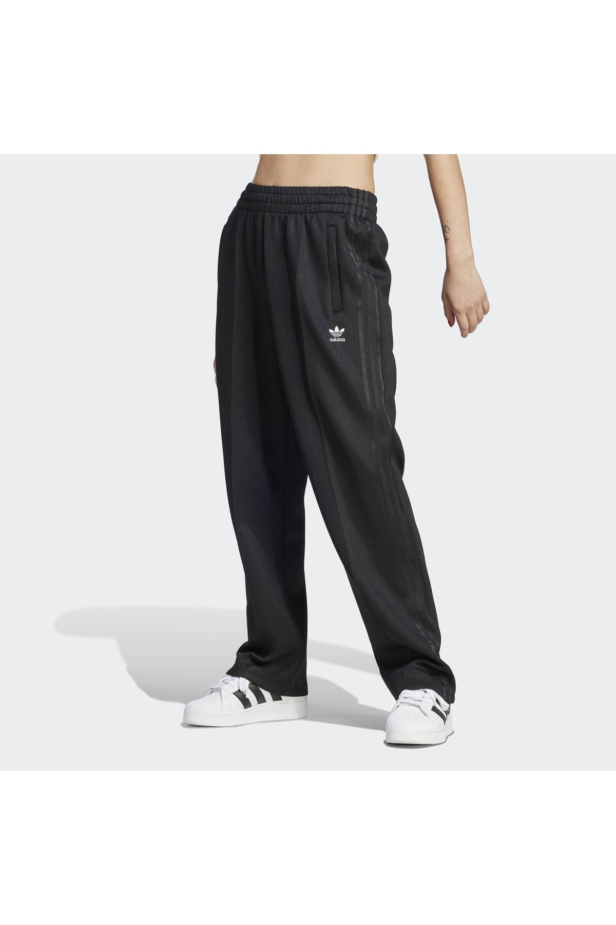 adidas H48447 W 3s Tp Tric Black Women's Sweatpants - Trendyol