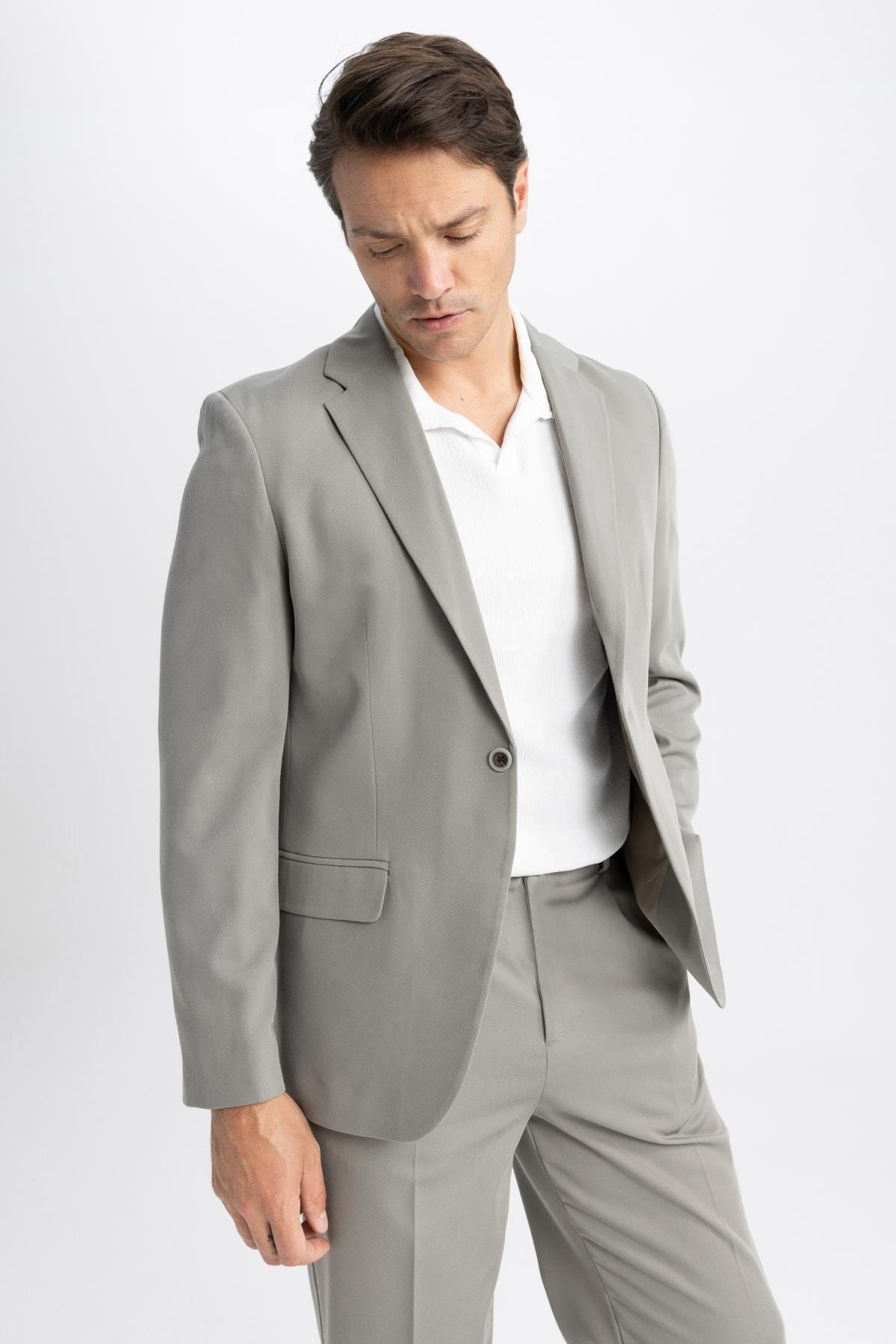 DeFacto-Relax Fit gefütterte Blazerjacke 6