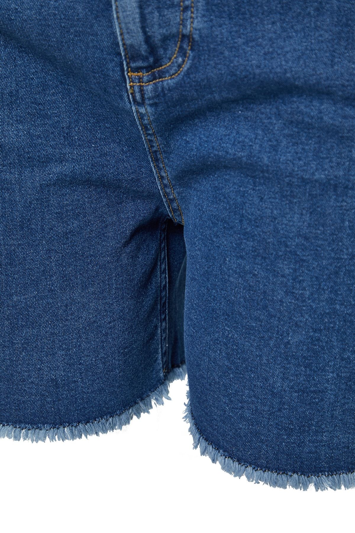 Dark blue shop jean shorts