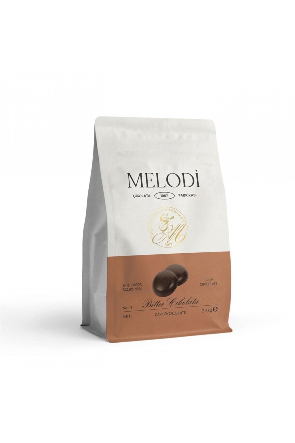 melodi Bitter Pul Çikolata 2.5 Kg