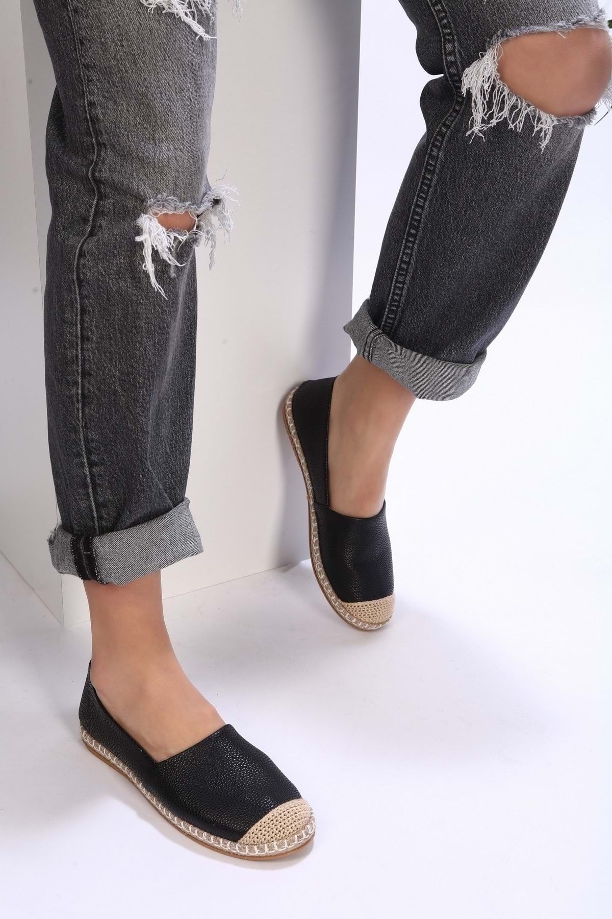 Womens black espadrille flats on sale