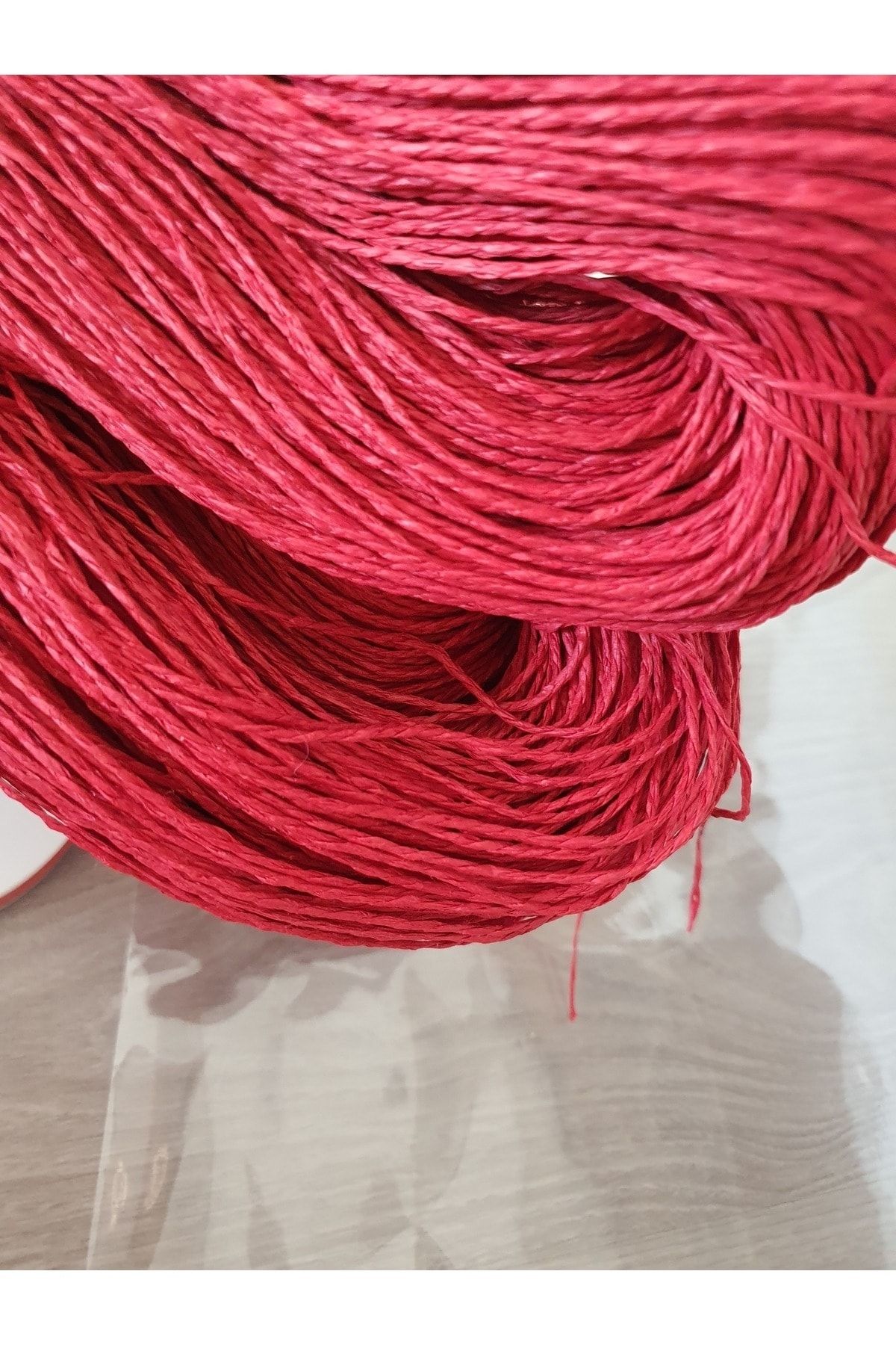 Sifaligurumiler-Paper string 576 gr red hat plate and bag string 2