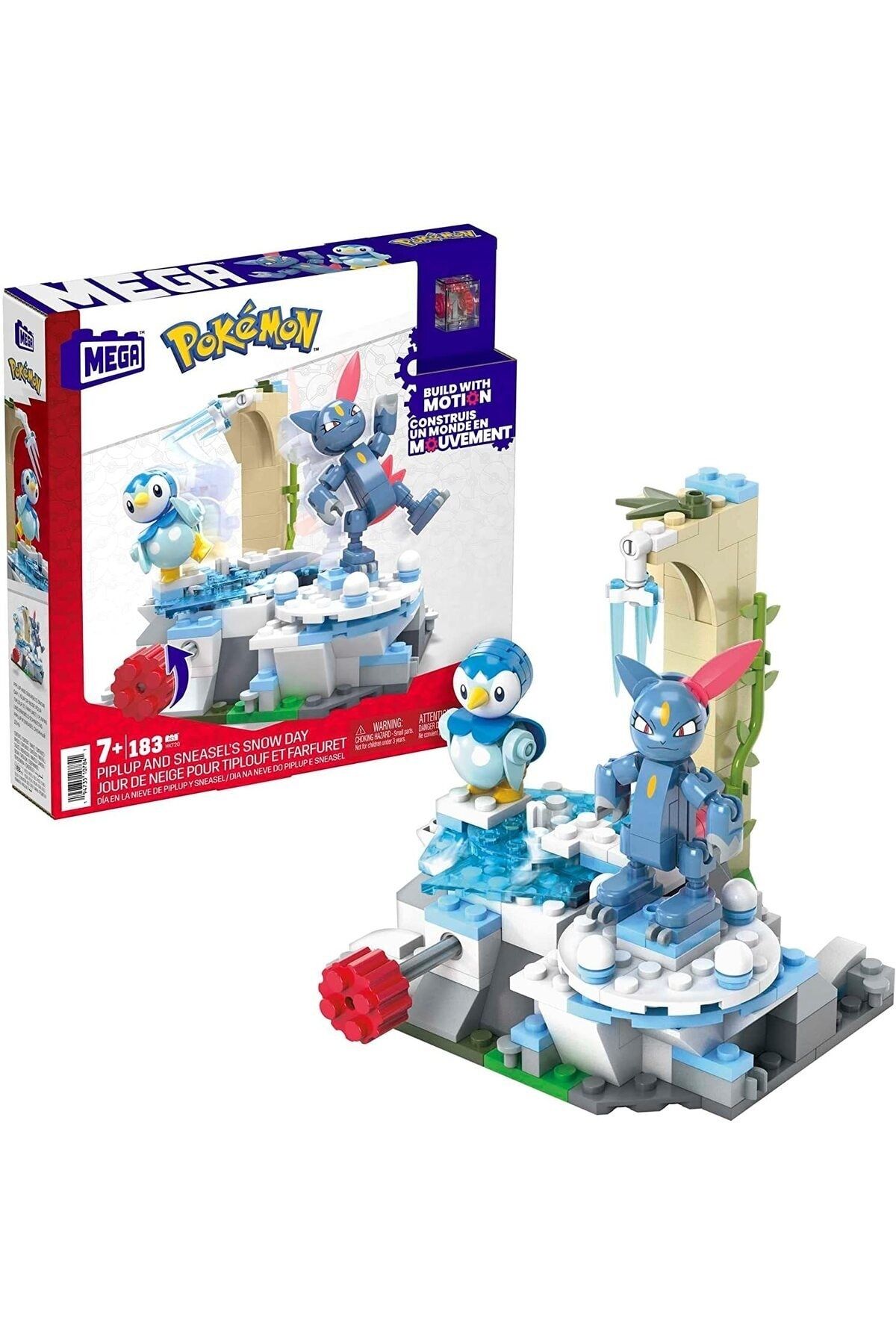 NcK Mega Bloks Pokémon Piplup ve Sneasel Kış Macerası 183 Parça