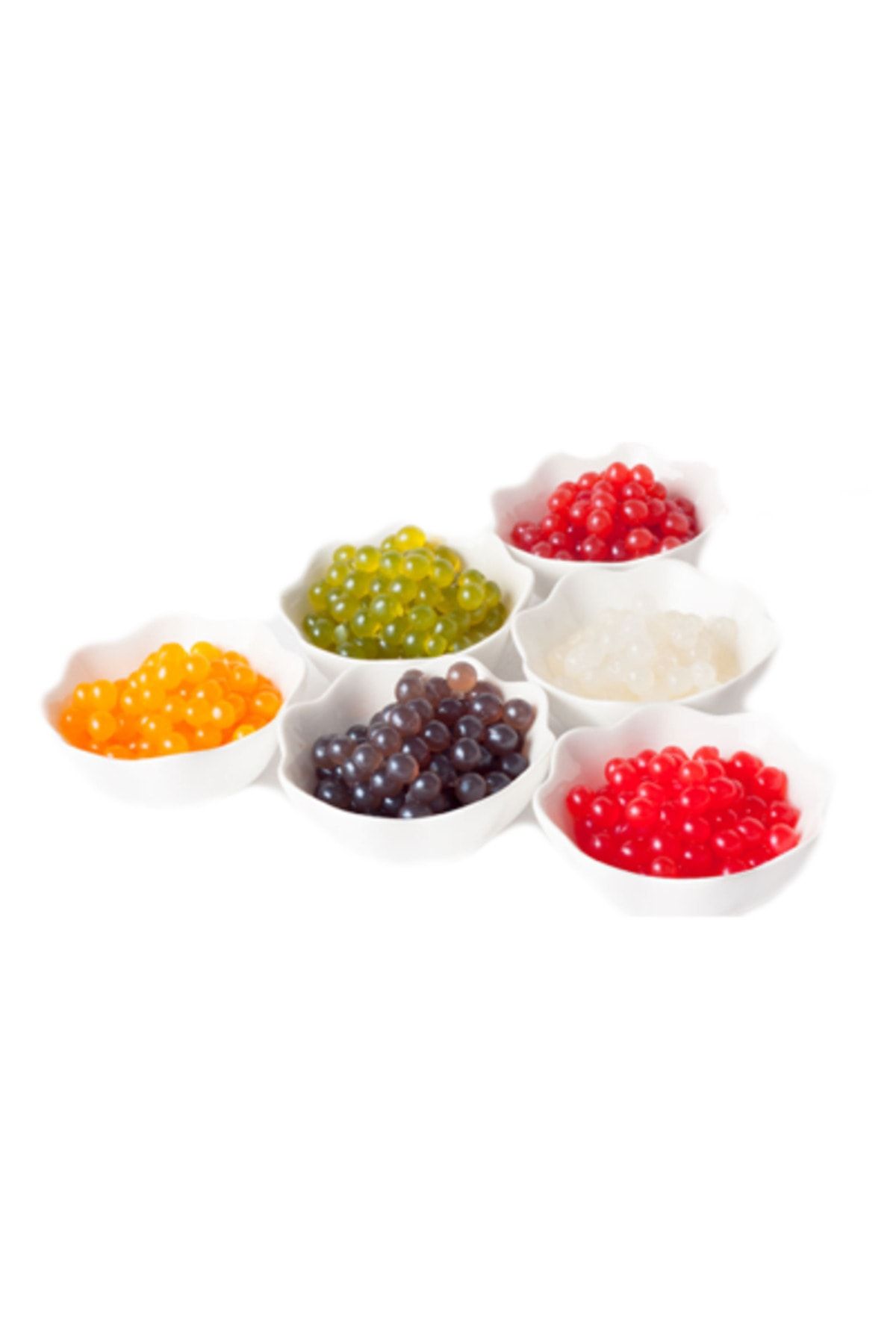 Misket Limonu Aromalı Bubble Tea İncileri 1000 gr.-Popping Boba -Bubble Tea -Tapyoka İncileri