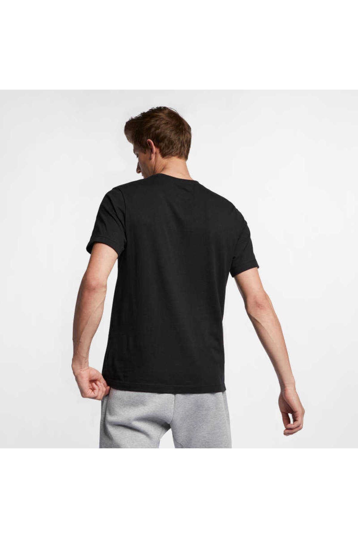 Nike M NSW TEE JUST DO IT SWOOSH Black Grey Silver Men s Tshirt