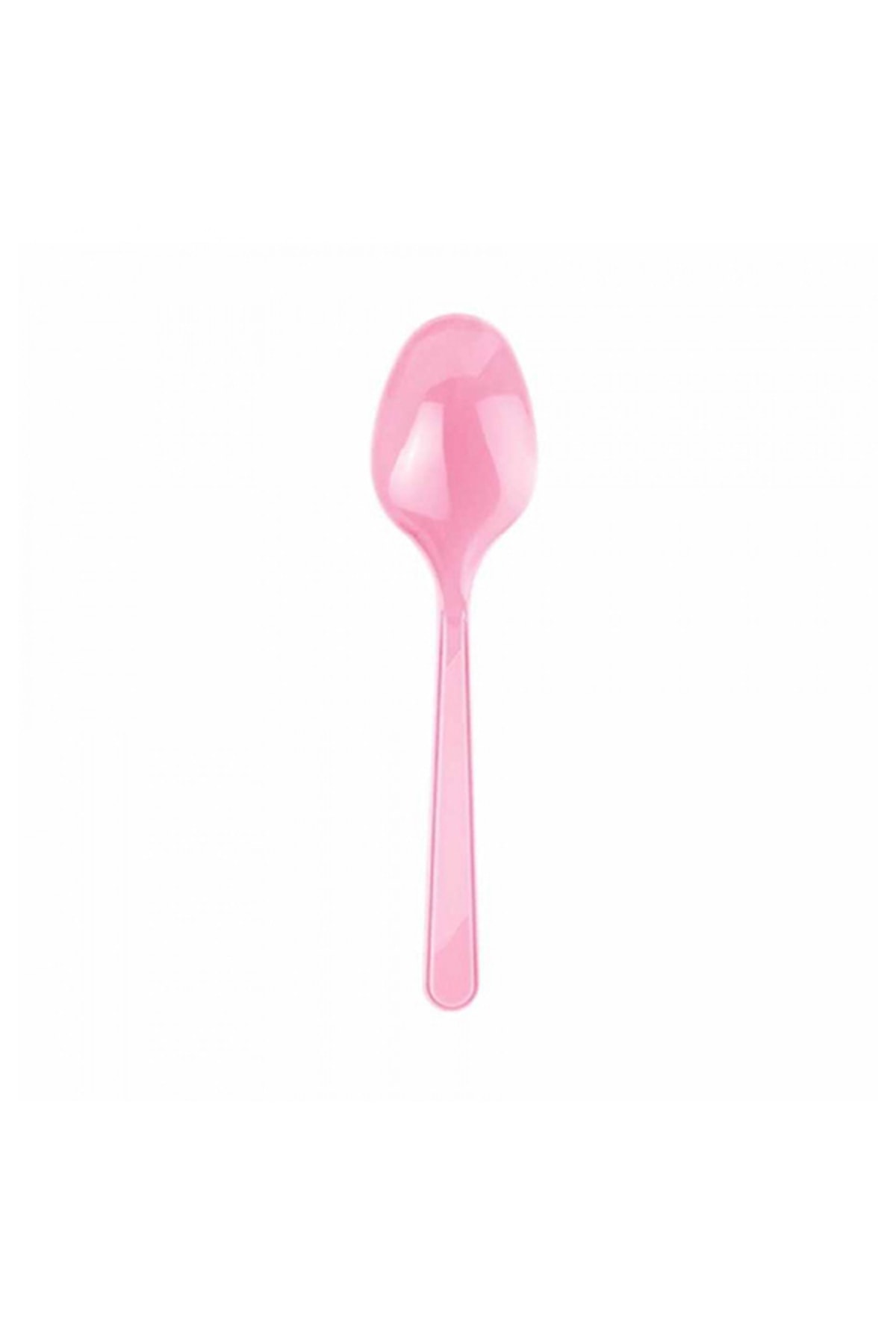 Plastic colored spoon 25 pcs