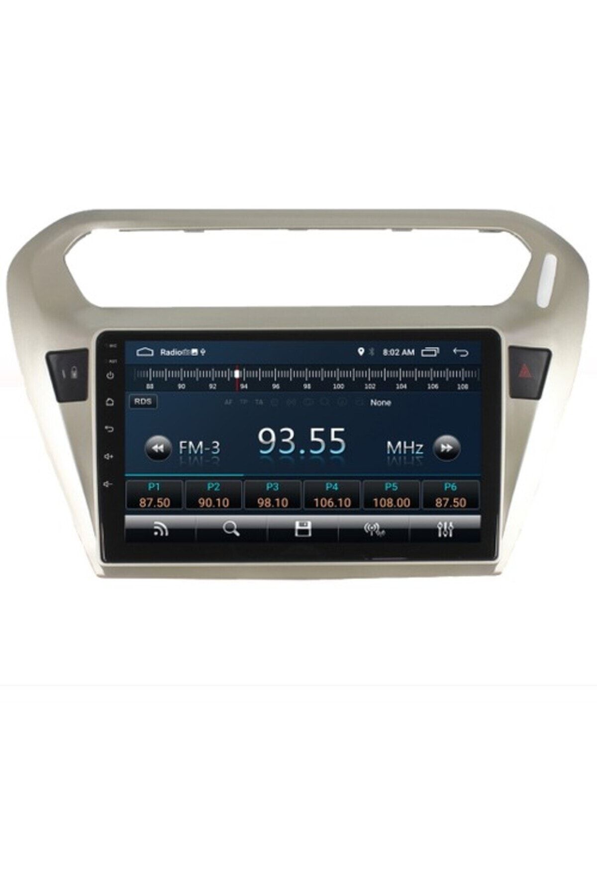 Soundstream-Peugeot 301 Gray Android Carplay Navigation Multimedia QLED Screen-2gb Ram 4