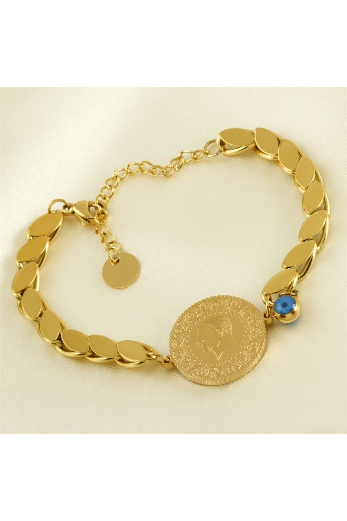 Kalne city shop Steel Bracelet Gold colored Without Stone