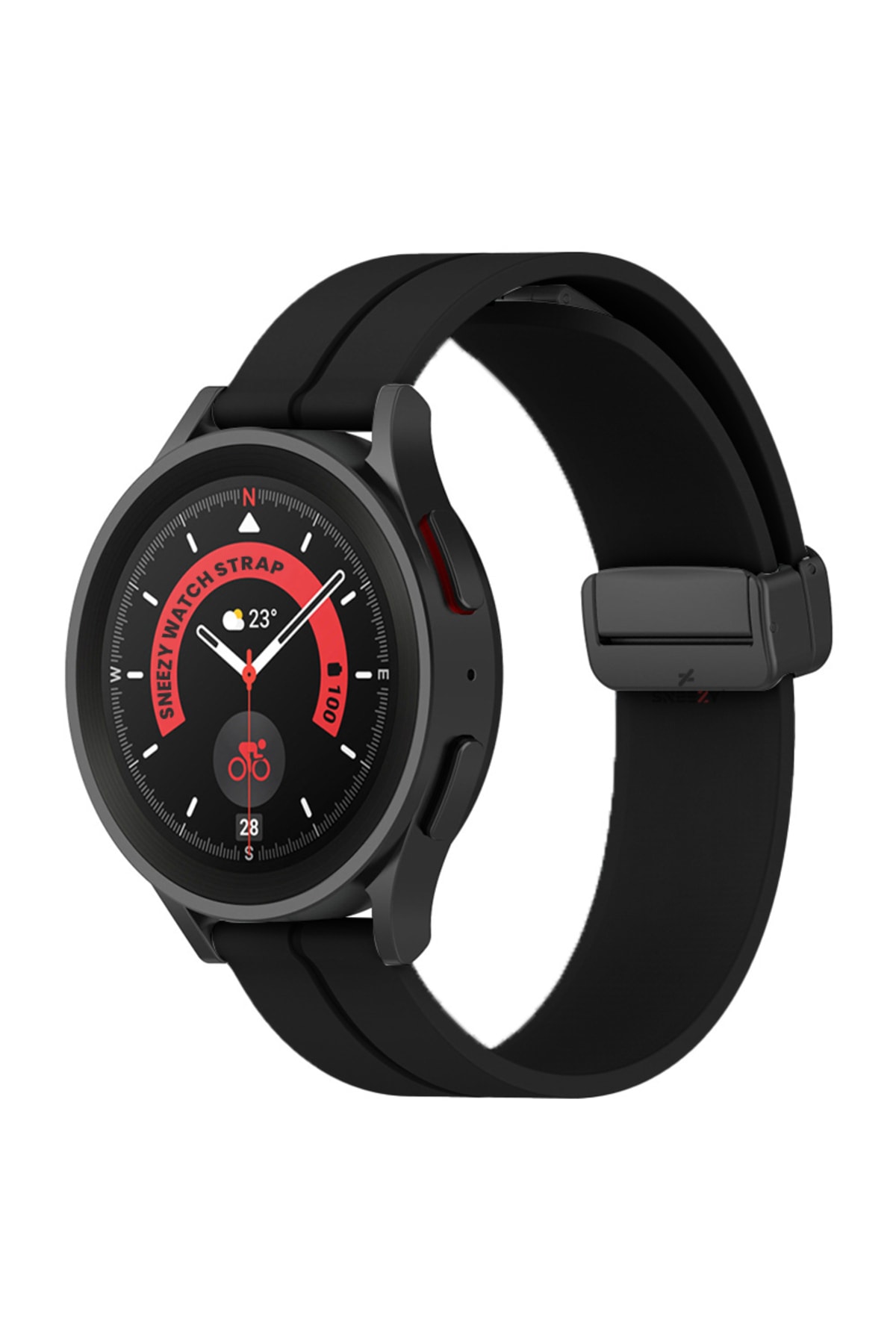 Samsung Gear S3 Frontier R760-S3 Classic R770 22mm Compatible Coastal Magnetic Buckle Silicone Cord