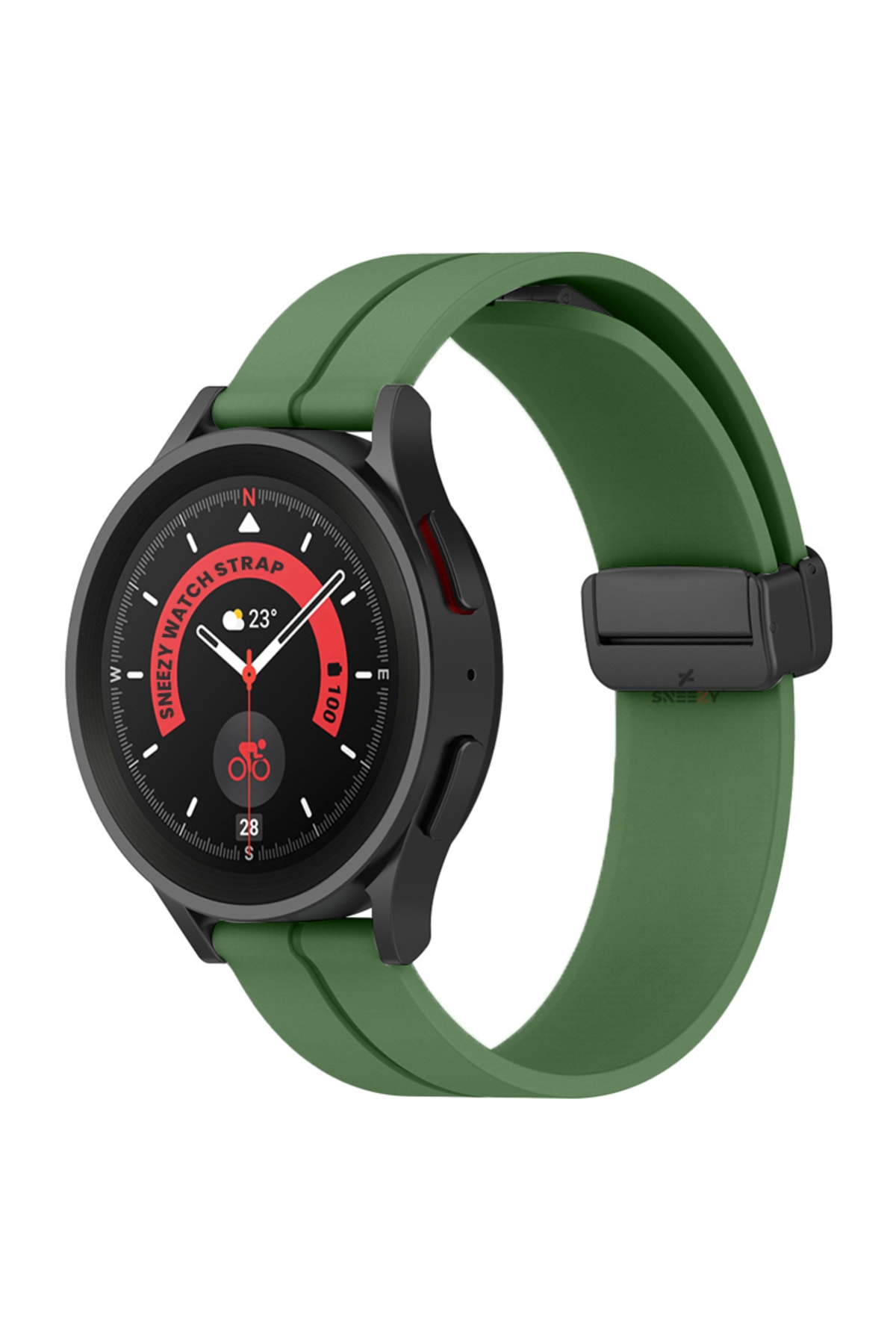 Gear S3 Frontier R760-S3 Classic R770 22mm Compatible Coastal Magnetic Buckle Silicone Cord
