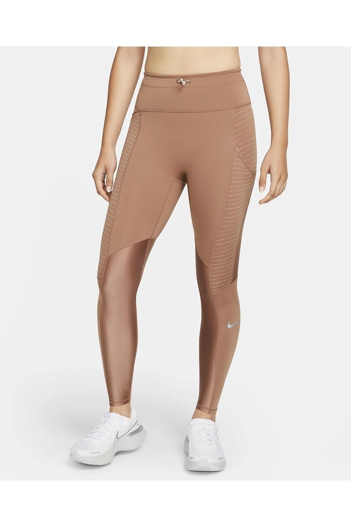 Nike Dri-FIT Run Division Epic Luxe Women's Brown Tights - Trendyol