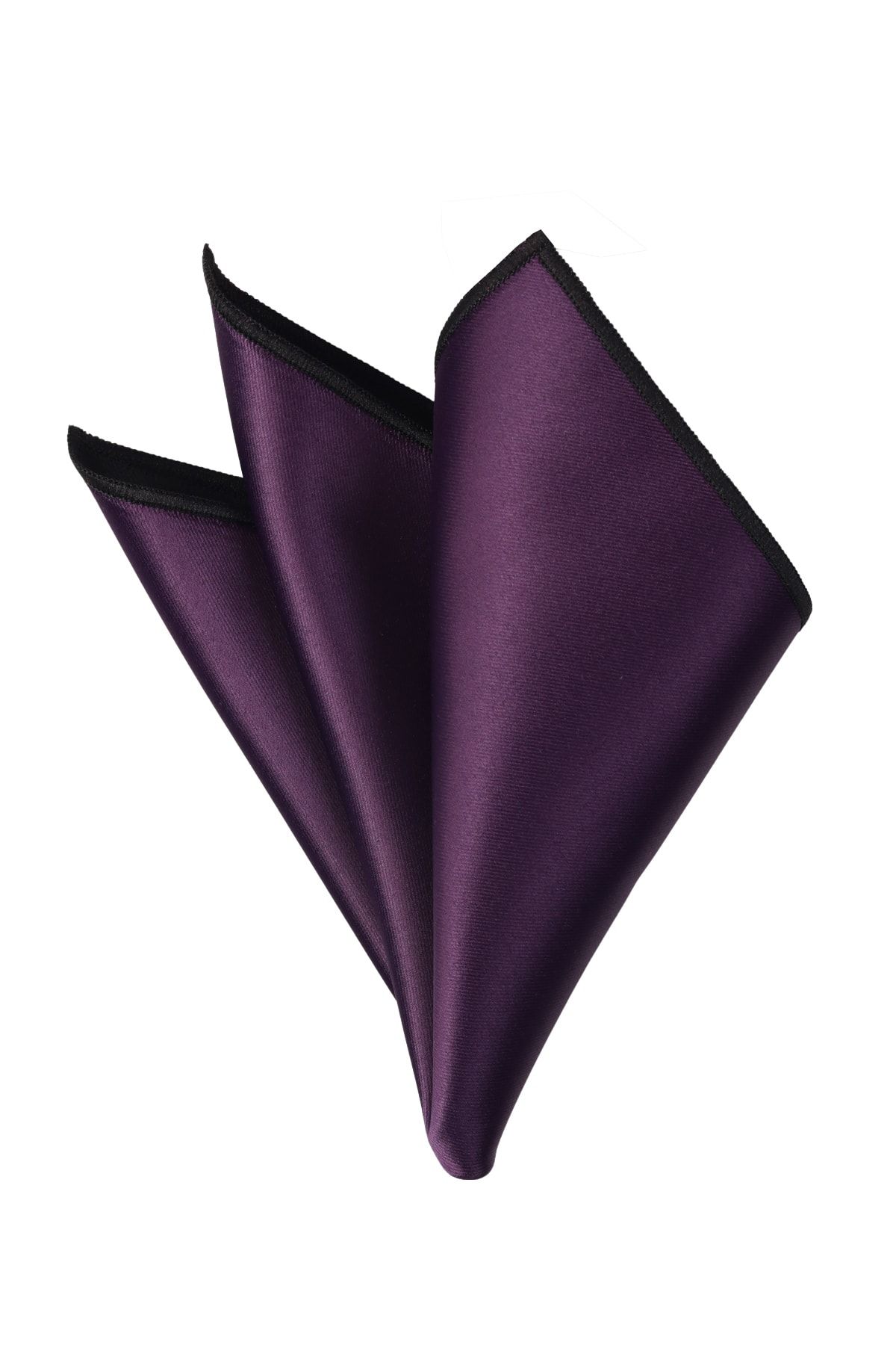 Двусторонний платок Esgue Micro Satin Purple Black с воротником ESG150MND1081