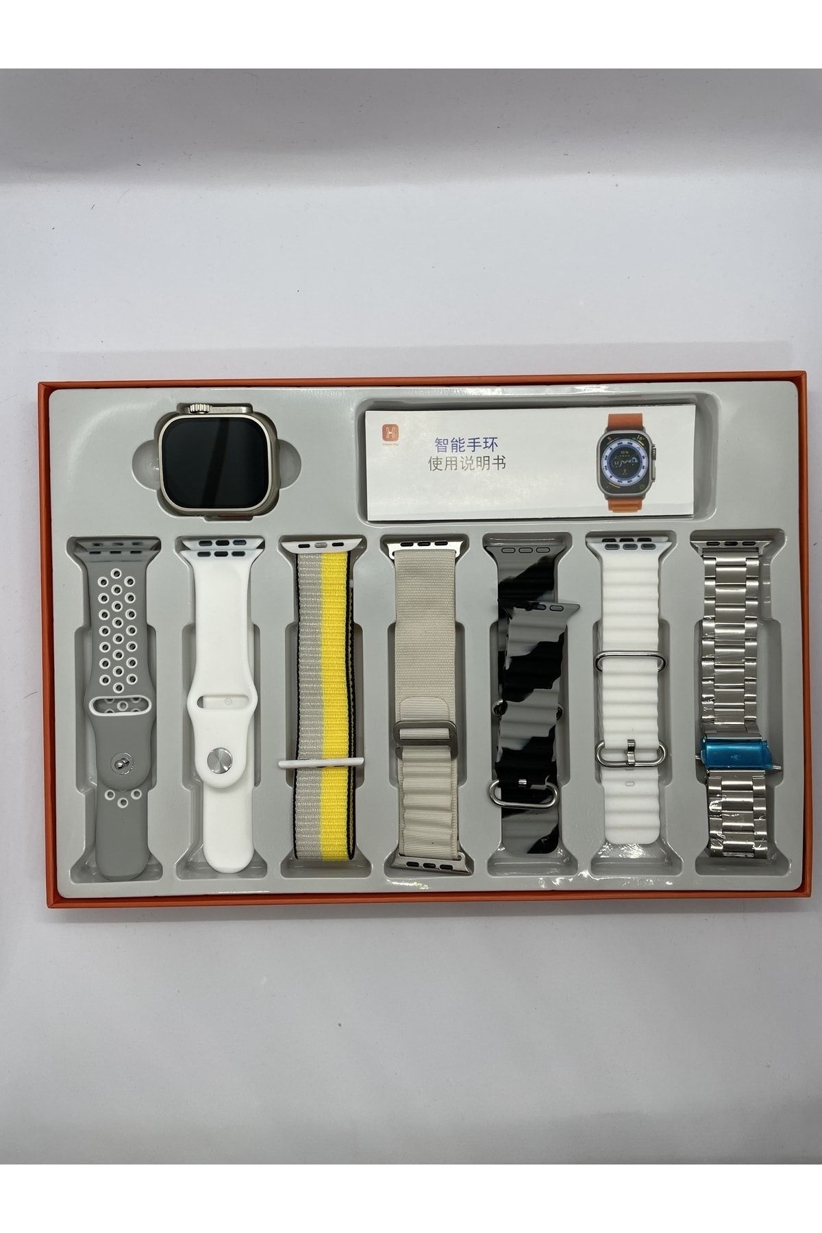 TekizTeknoloji Watch Ultra 7 Kordonlu 49mm Watch 8 Ultra Ak ll