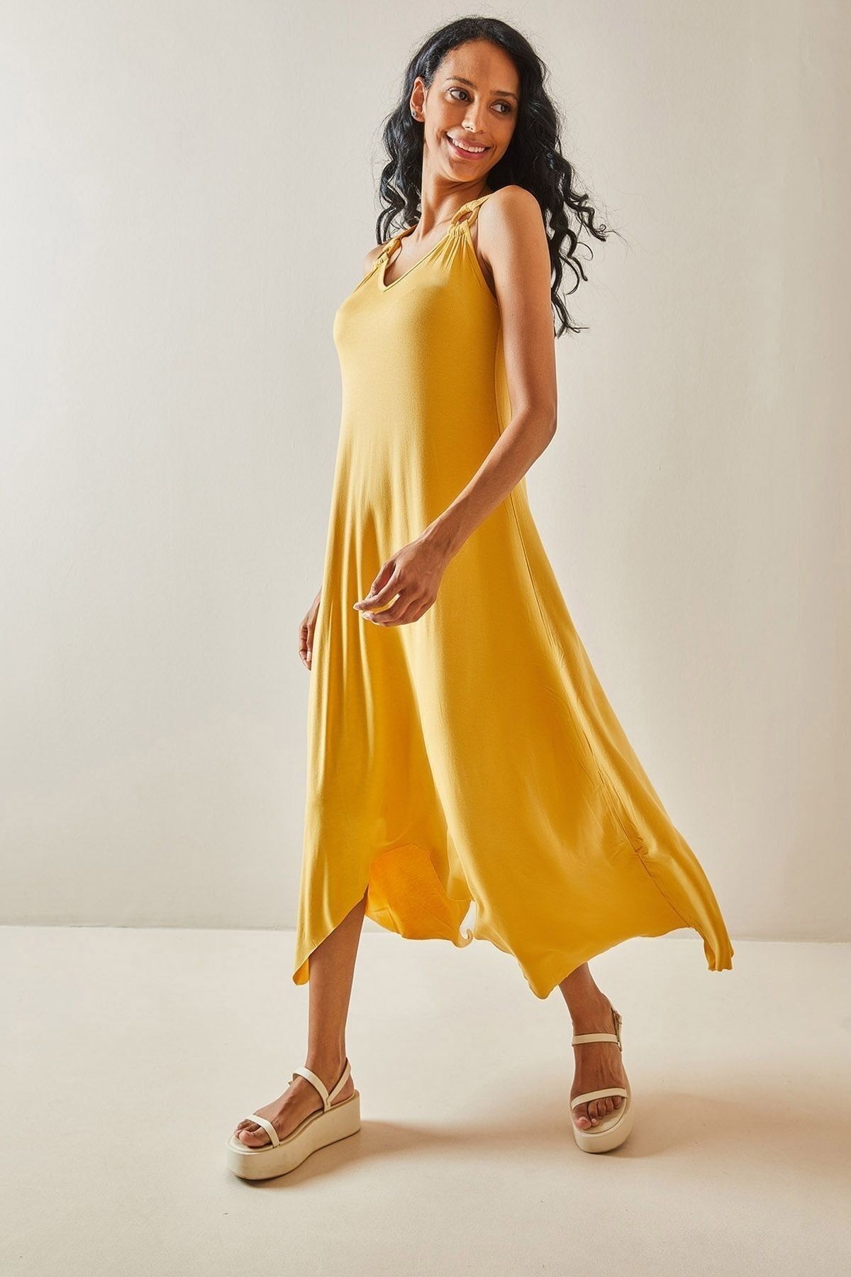 Flowy shop asymmetrical dress