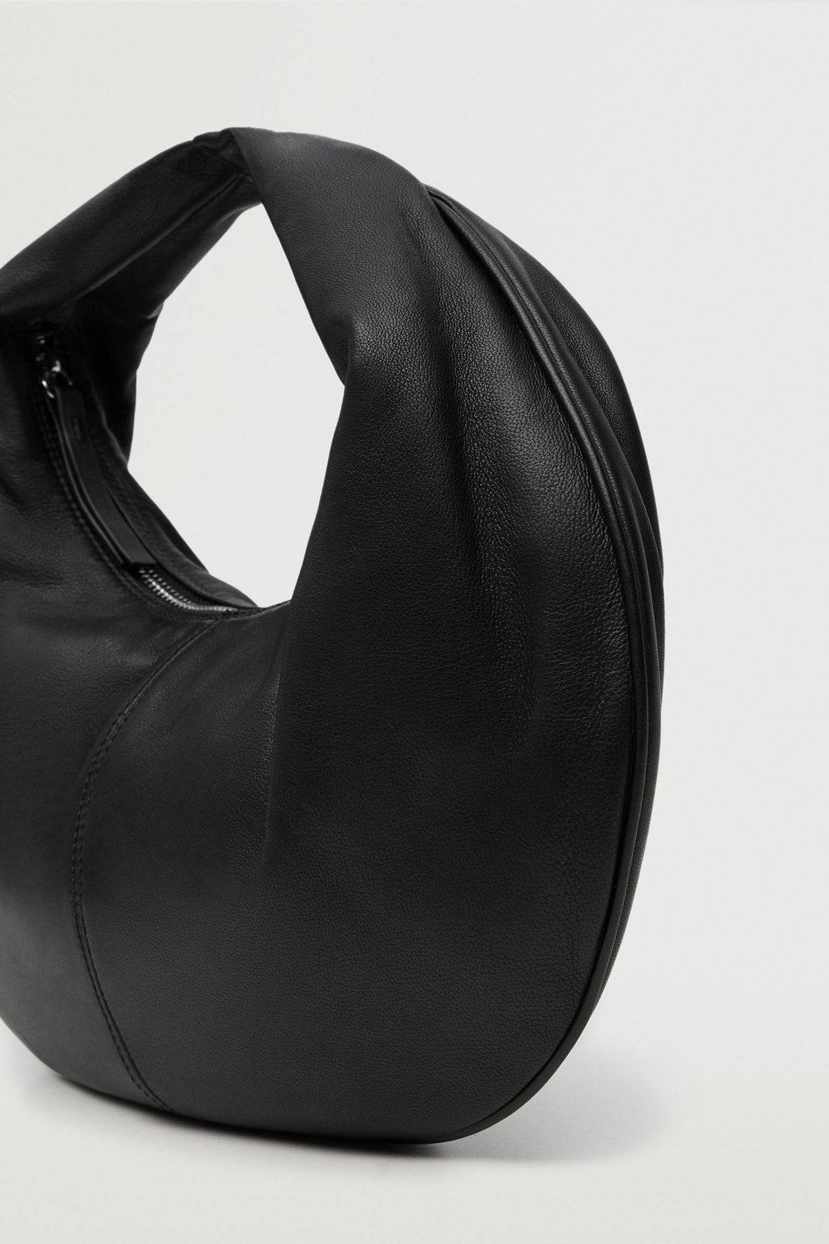 Mango black solid shoulder hot sale bag