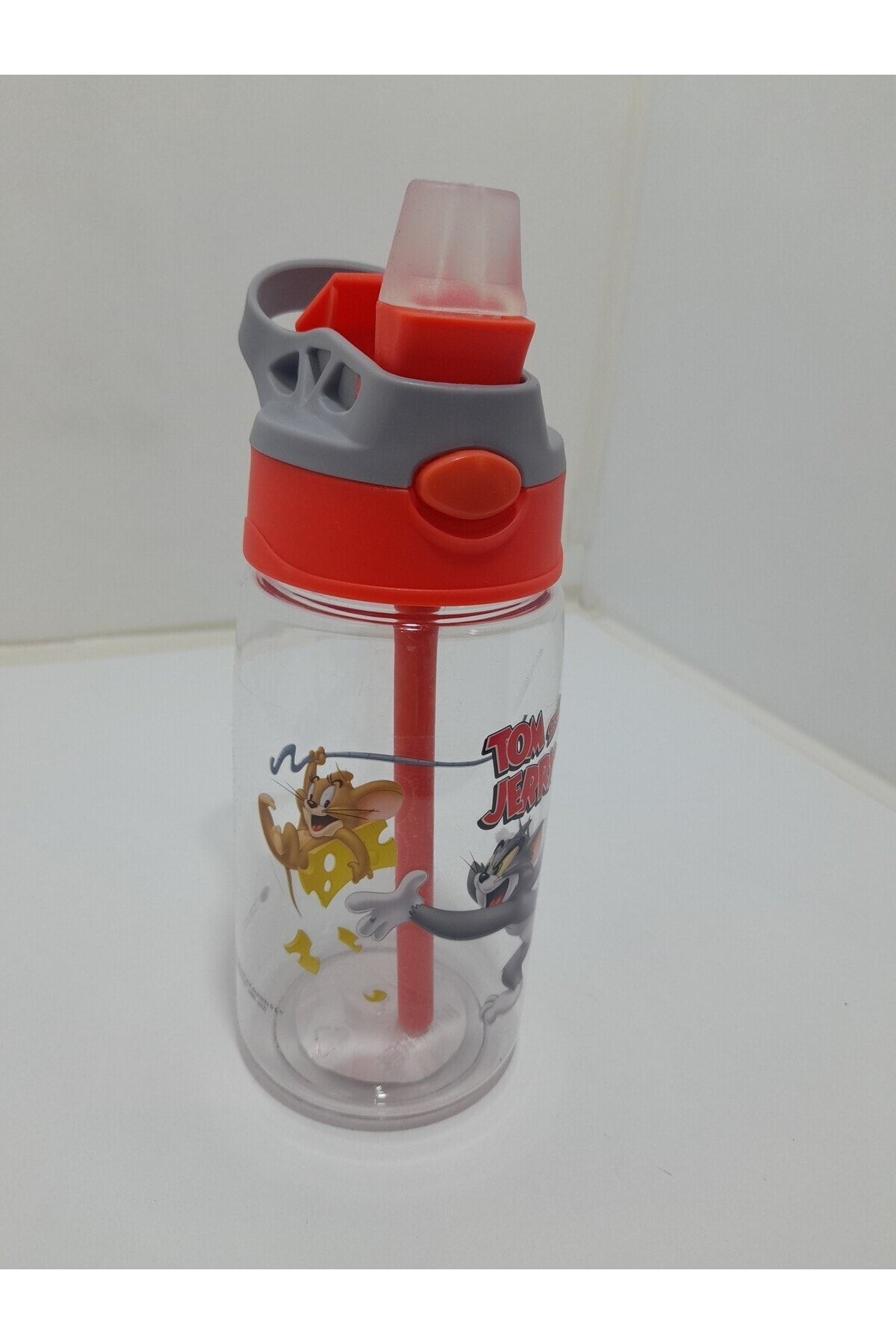 KARAN ÇANTA-Tom Jerry Children's Licensed Flask with Straw 480 ML 3