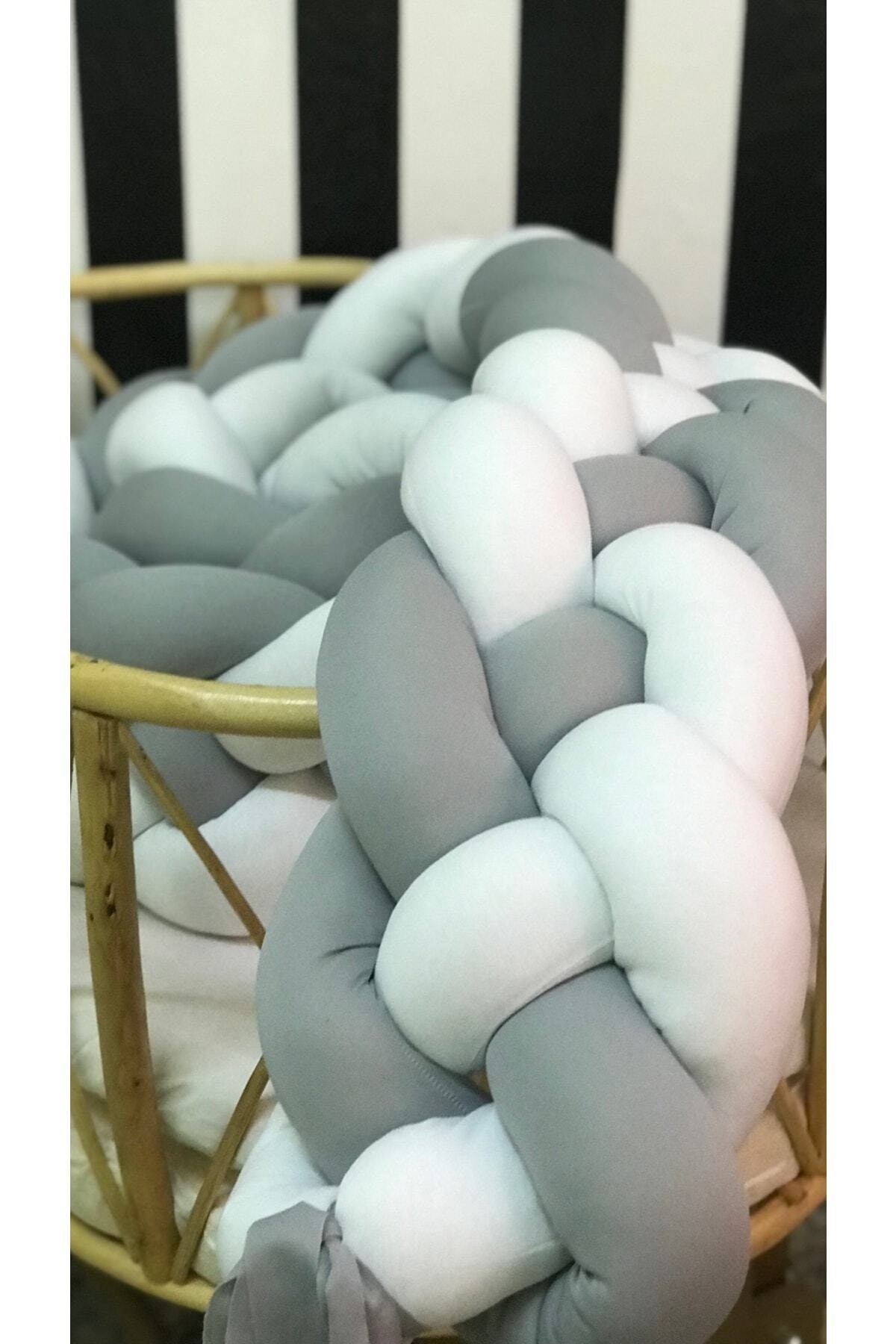 NOVAÖRGÜ Örgü Koruma 4’lü 90x190 500 Cm Örgü Korumalık Yan Korumalık Beşik Koruma Kenar Koruma Yatak Koruyucu fotoğrafı 3 (önizleme)