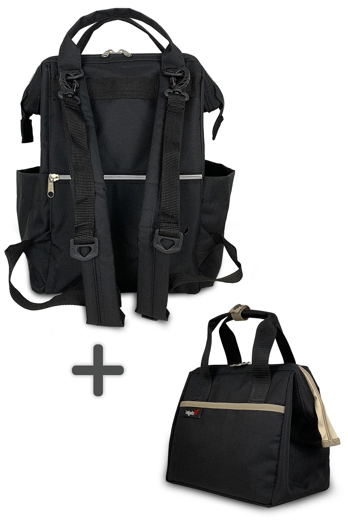 Stylo Paris Anne Bebek Bakım Çantası ve Isı Yalıtımlı Beach Bag Termos Çanta-2'li Takım fotoğrafı 4 (önizleme)