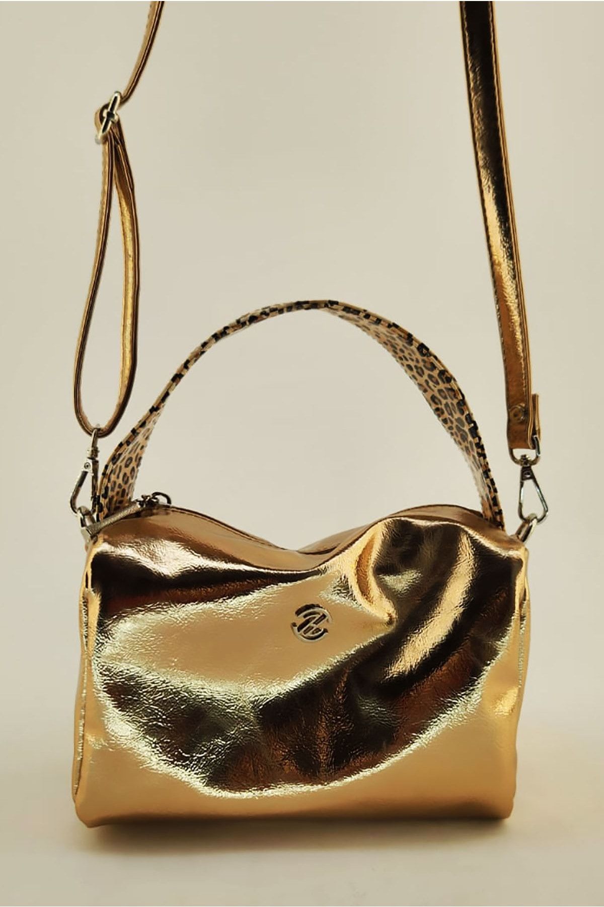 Rose gold messenger bag on sale