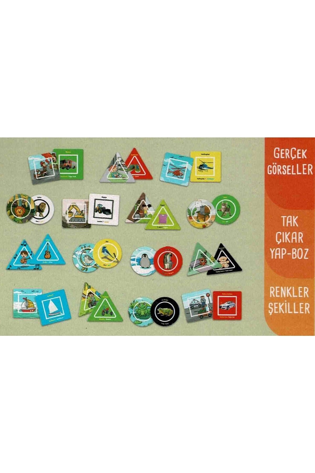 Sincap Kitap Bebeğim Öğreniyor - Tak Çıkar Kartlarım / 12-24 Ay fotoğrafı 2 (önizleme)