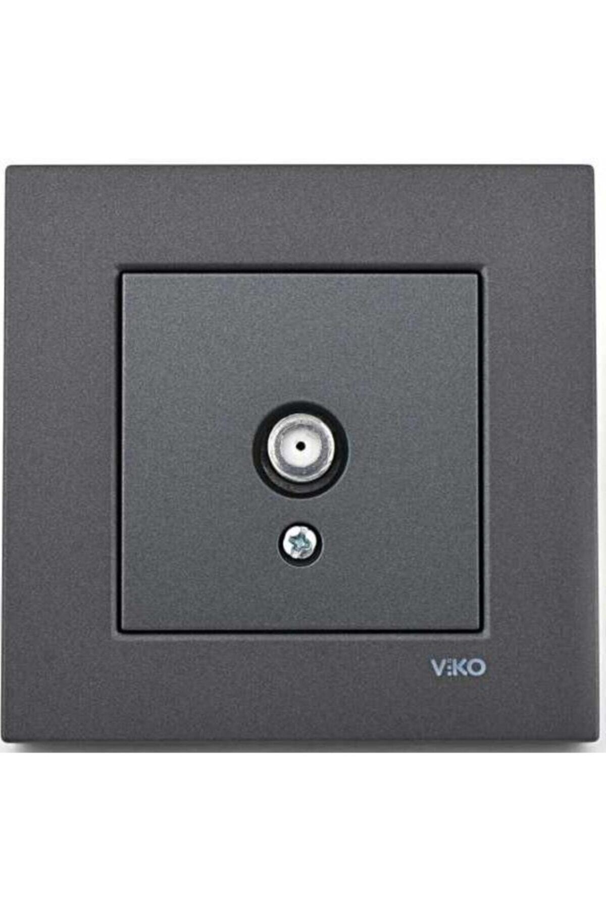 Artline Novella Smoked Satellite Socket with F Connector Frame