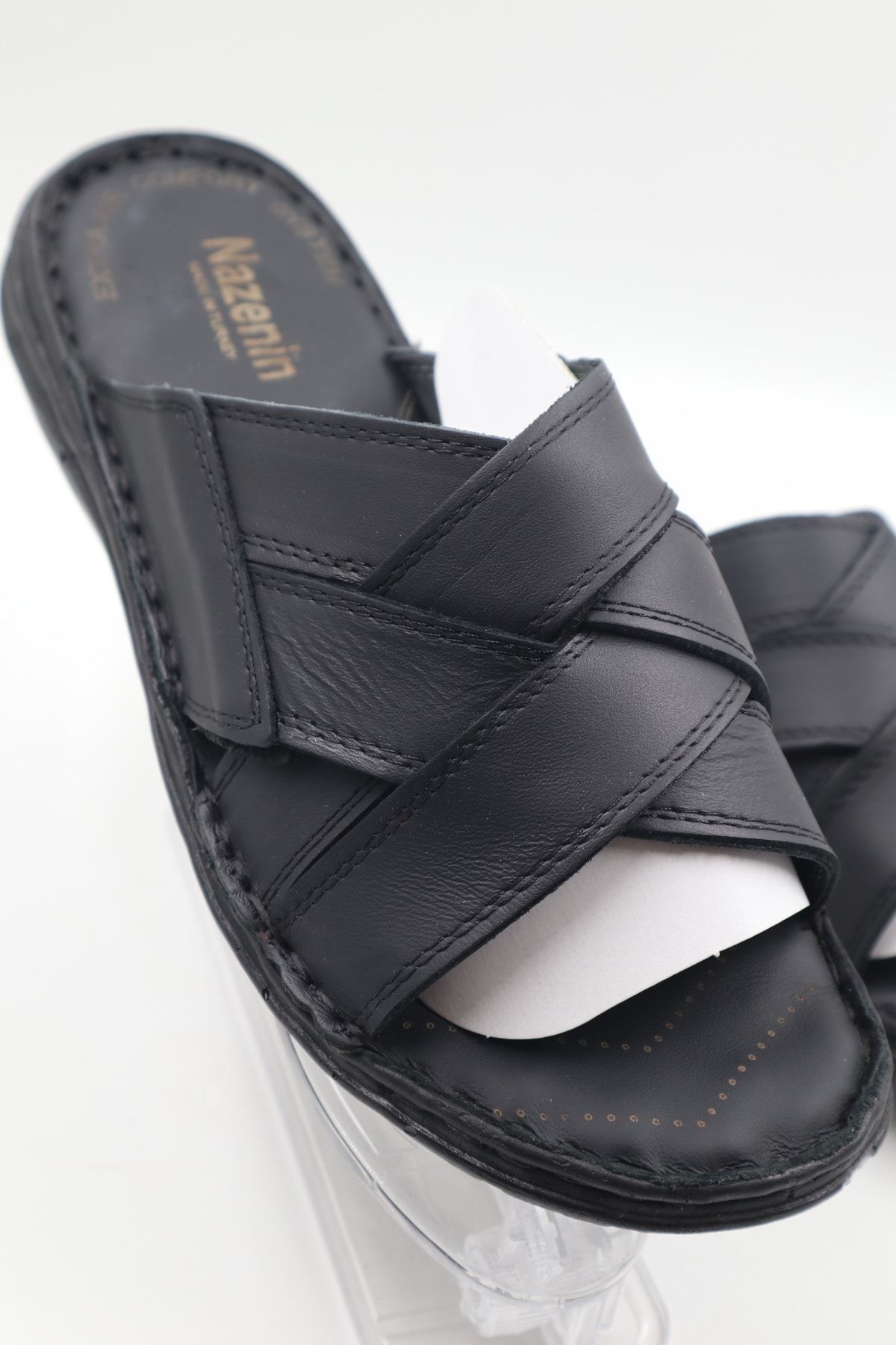 Black soft hotsell slippers