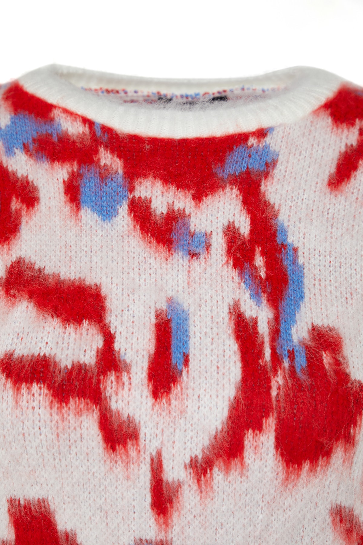 Trendyolmilla  Ekru Yumuşak Dokulu Bisiklet Yaka Desenli Triko Kazak TWOAW24KZ00214 - Görsel 7