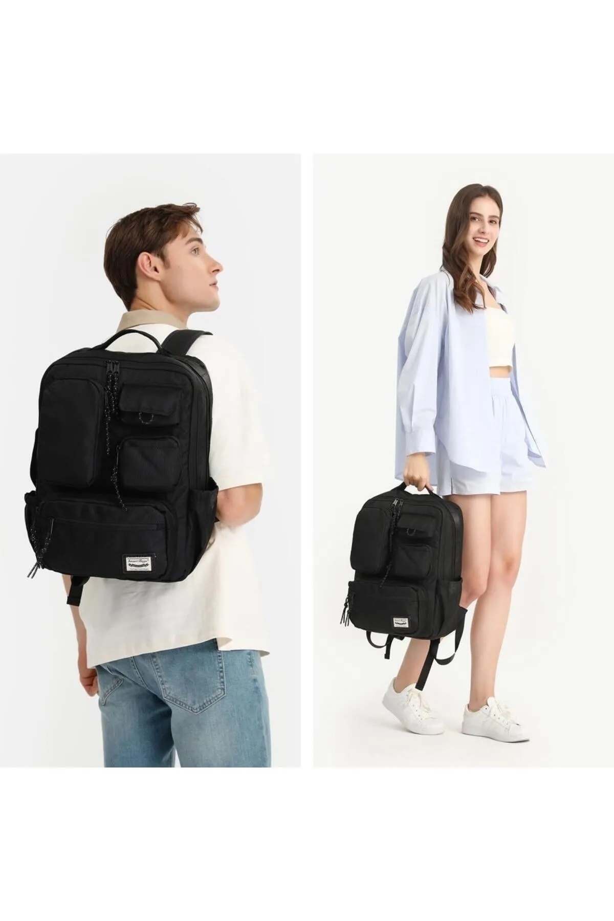 کوله پشتی زنانه مشکی Dias avm | smartbags-3210 اورجینال - تصویر 4