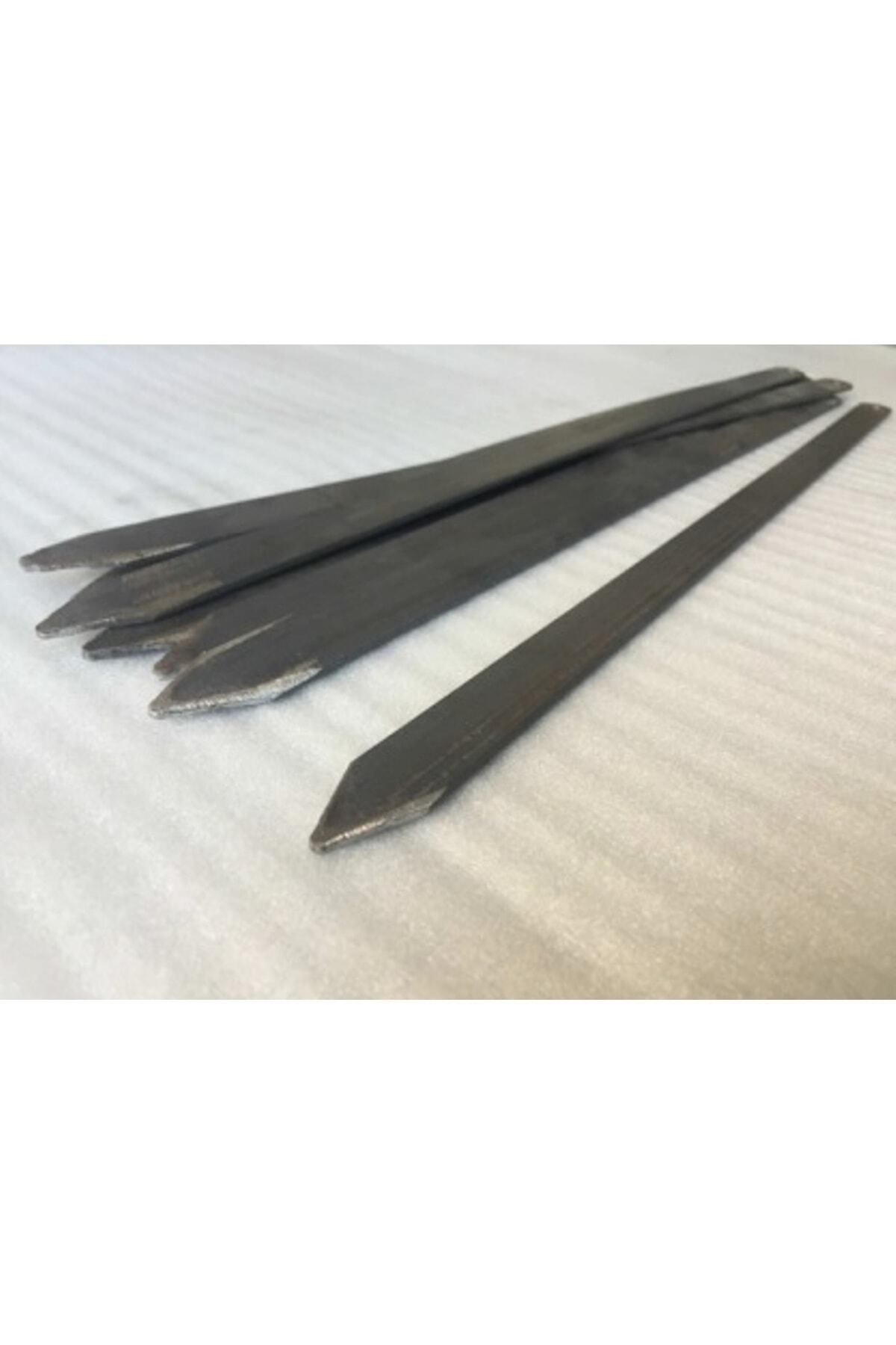 mobilreyon - 5 Adet Adana Kebap Şişi 70 cm uzunluk 2,5 cm Genişlik , Kıyma şiş Beyti Silme Demir