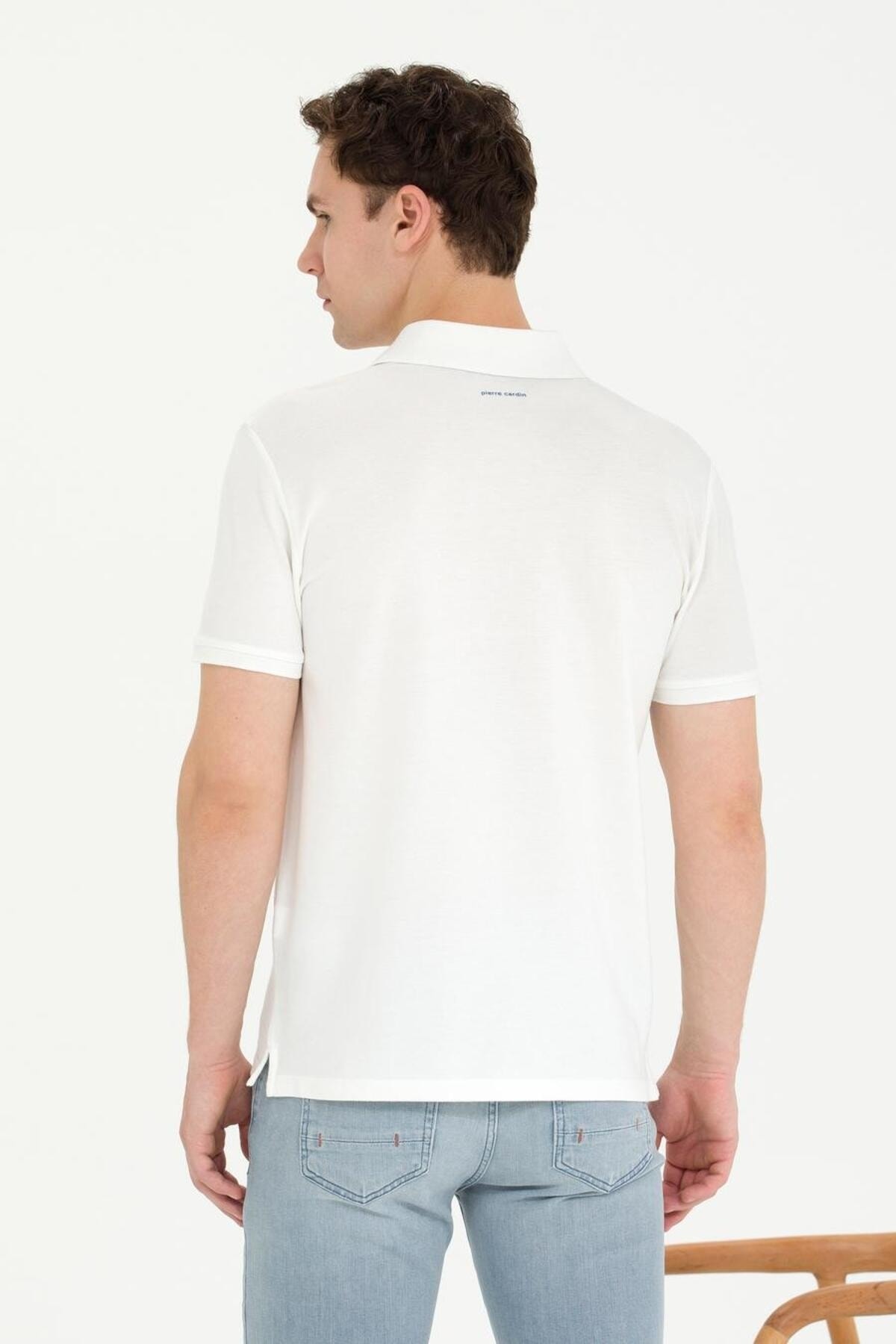پولوشرت پیر کاردین مردانه پارچه آبی   Slim Fit/اسلیم فیت    Slim/اسلیم فیت Daily/روزانه | Pierre Cardin G021SZ011.000.1734708 TR - تصویر 5