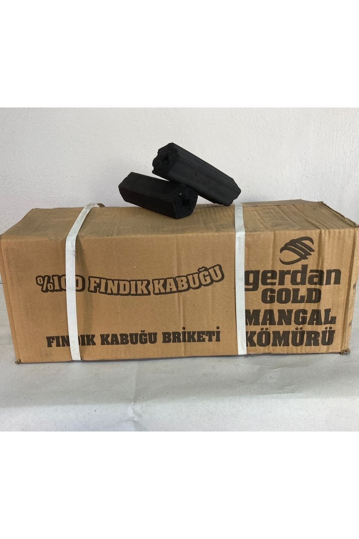 Gerdan Gold Fındık Kabuğu Yerli Üretim Pres Kömür 10 Kg 2