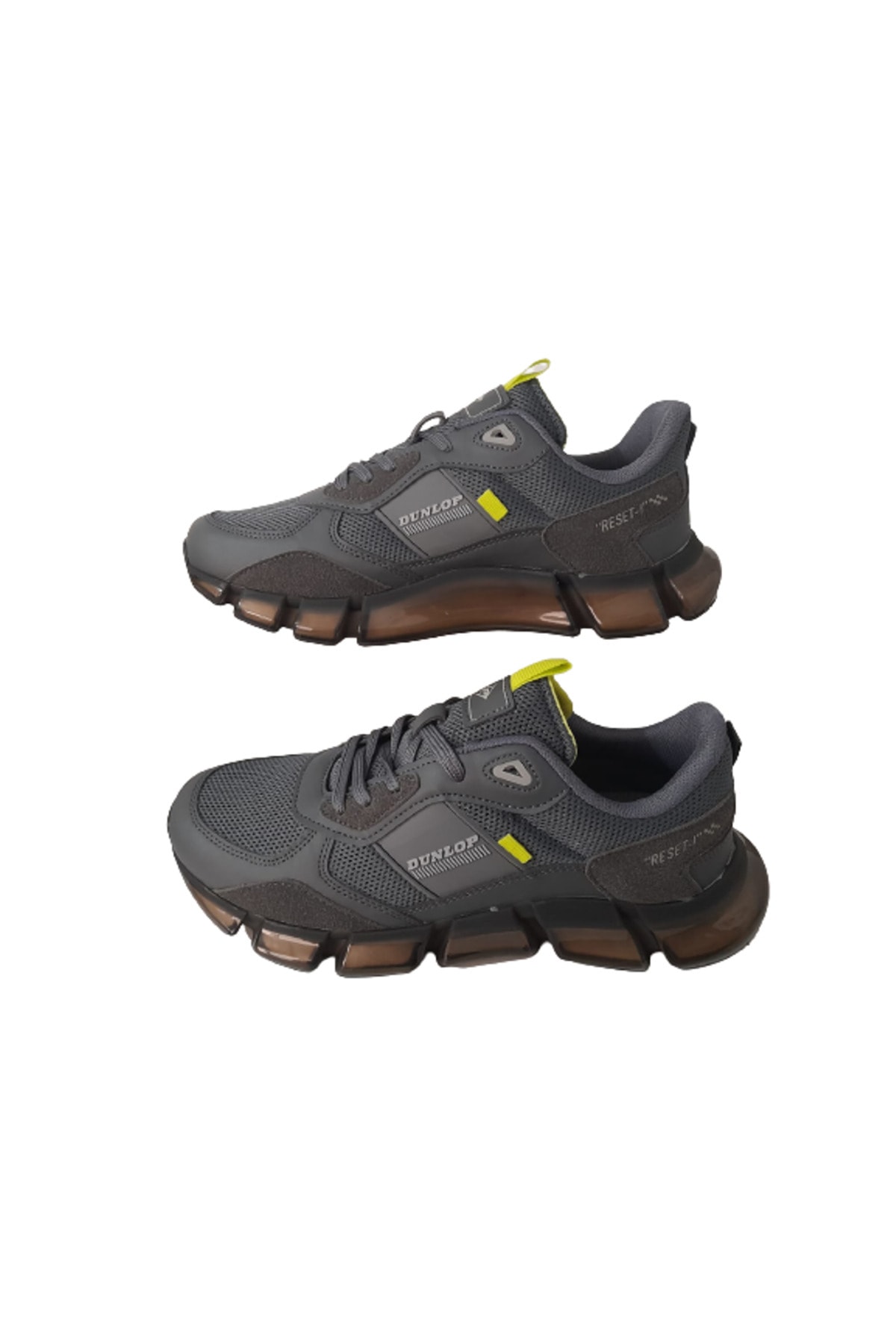 Füme Köpük Taban Erkek Spor Ayakkabı — خاکستری DUNLOP895 — تصویر 4 از 4