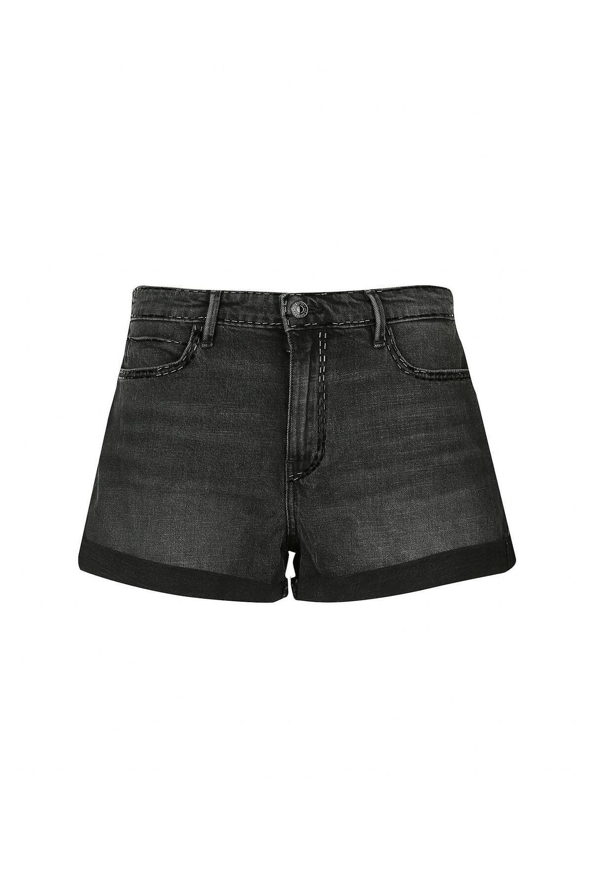 Guess Shorts Black Trendyol