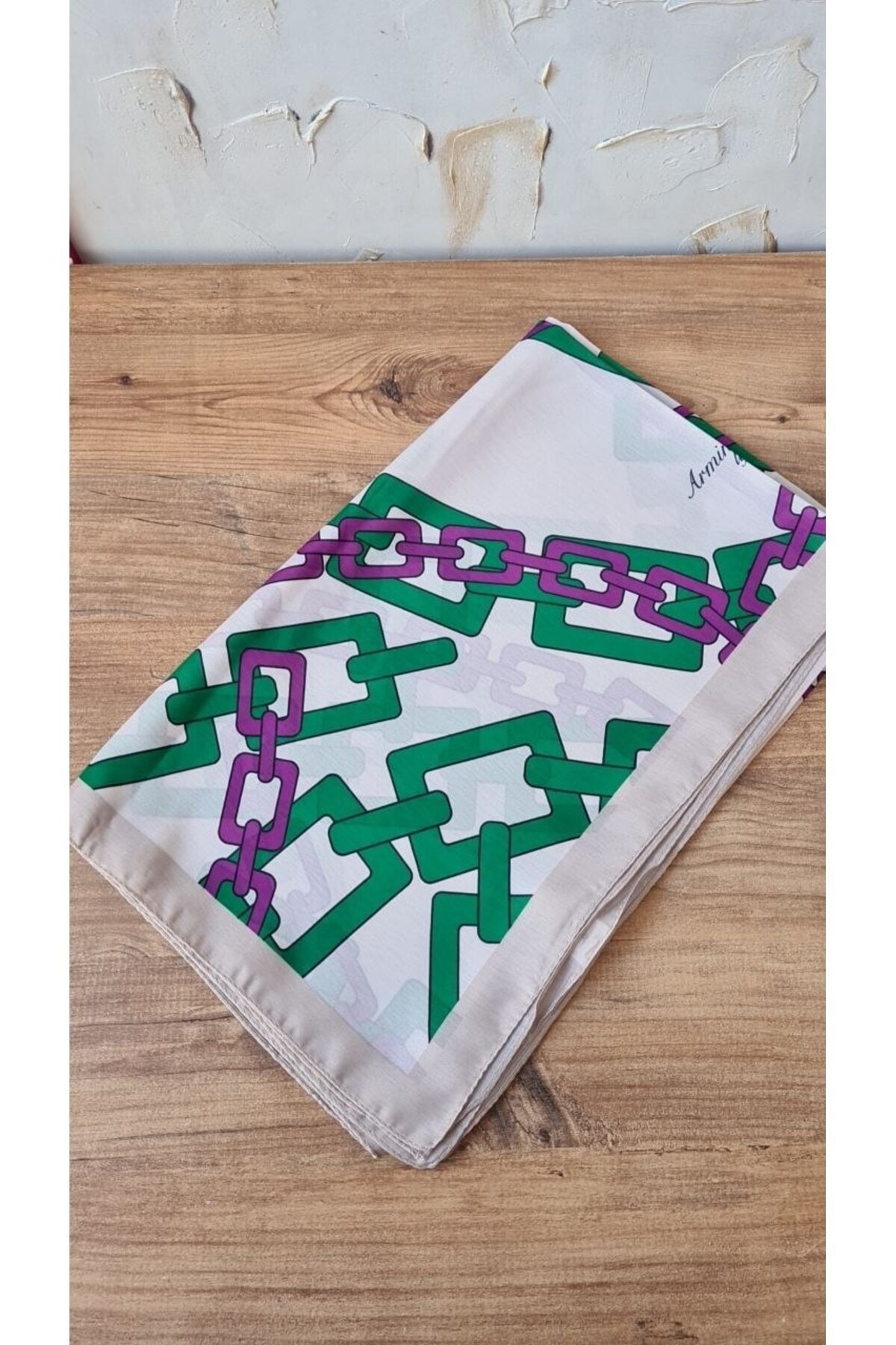 شال زنانه آبی سرمه ای آرمینه | ARM00001 اورجینال - تصویر 3