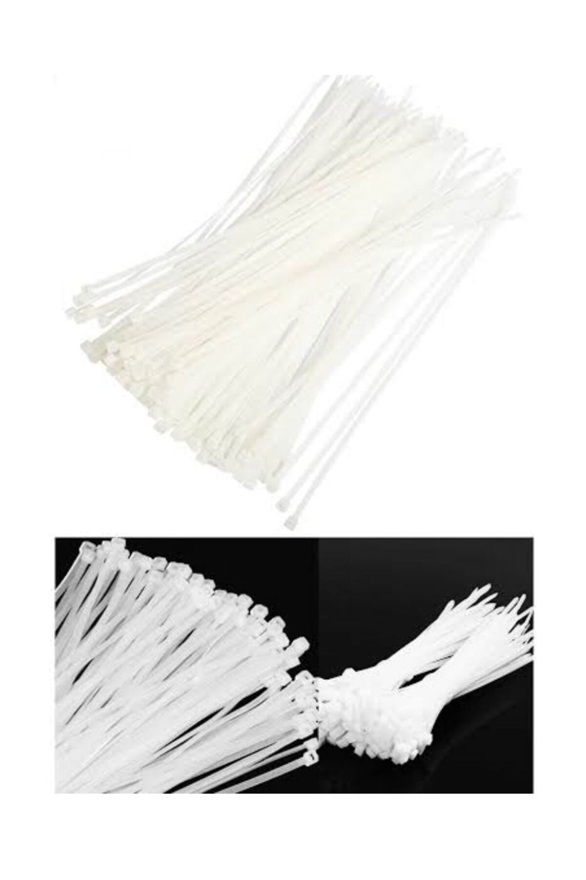 YDGR Plastik Cırt Kelepçe Beyaz 2,5x100 1 Pkt-100 Adet