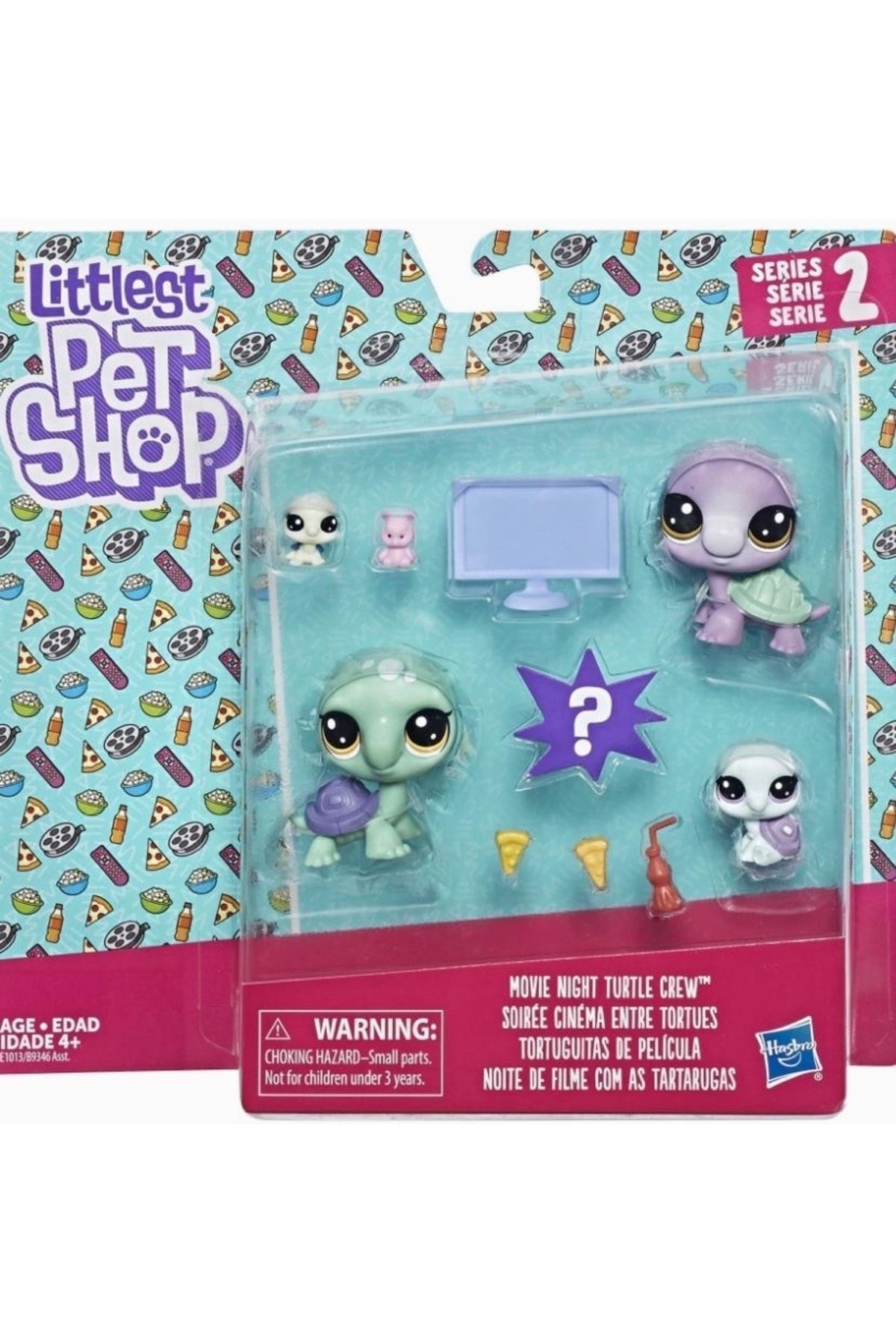 Littlest Pet Shop Mini Ailesi Movie Night Turtle Crew Mini
