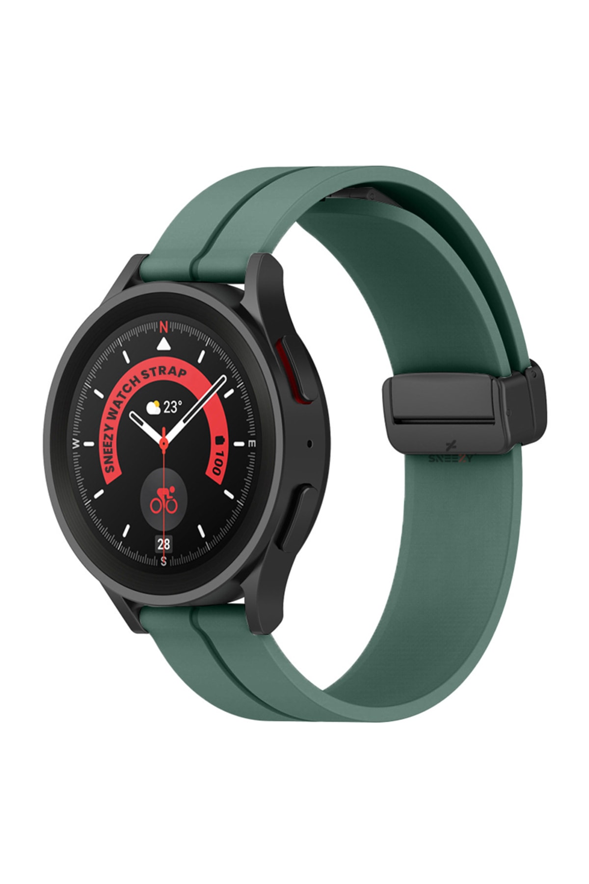 Samsung Gear S3 Frontier R760-S3 Classic R770 22mm Compatible Coastal Magnetic Buckle Silicone Cord