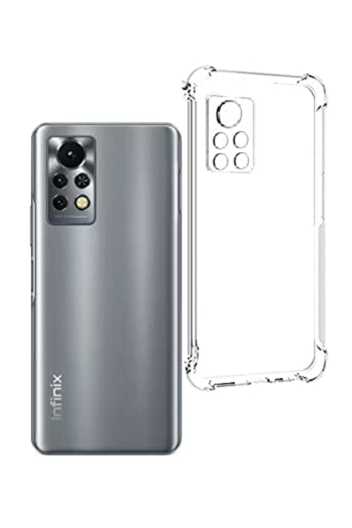İnfinix Note 11S Play Kapak Kamera Korumalı Airbag Antishock Köşe Korumalı Şeffaf Silikon Kılıf