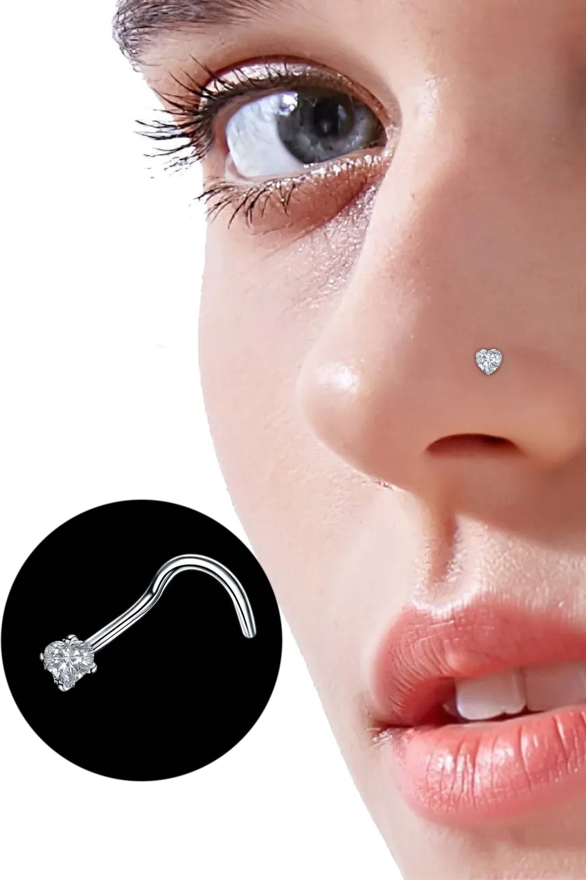 Nose Pin,Nose Studs Golden Star cutted single stone gold nosepin,  0.100-0.500 Gm at Rs 220/piece in Amritsar
